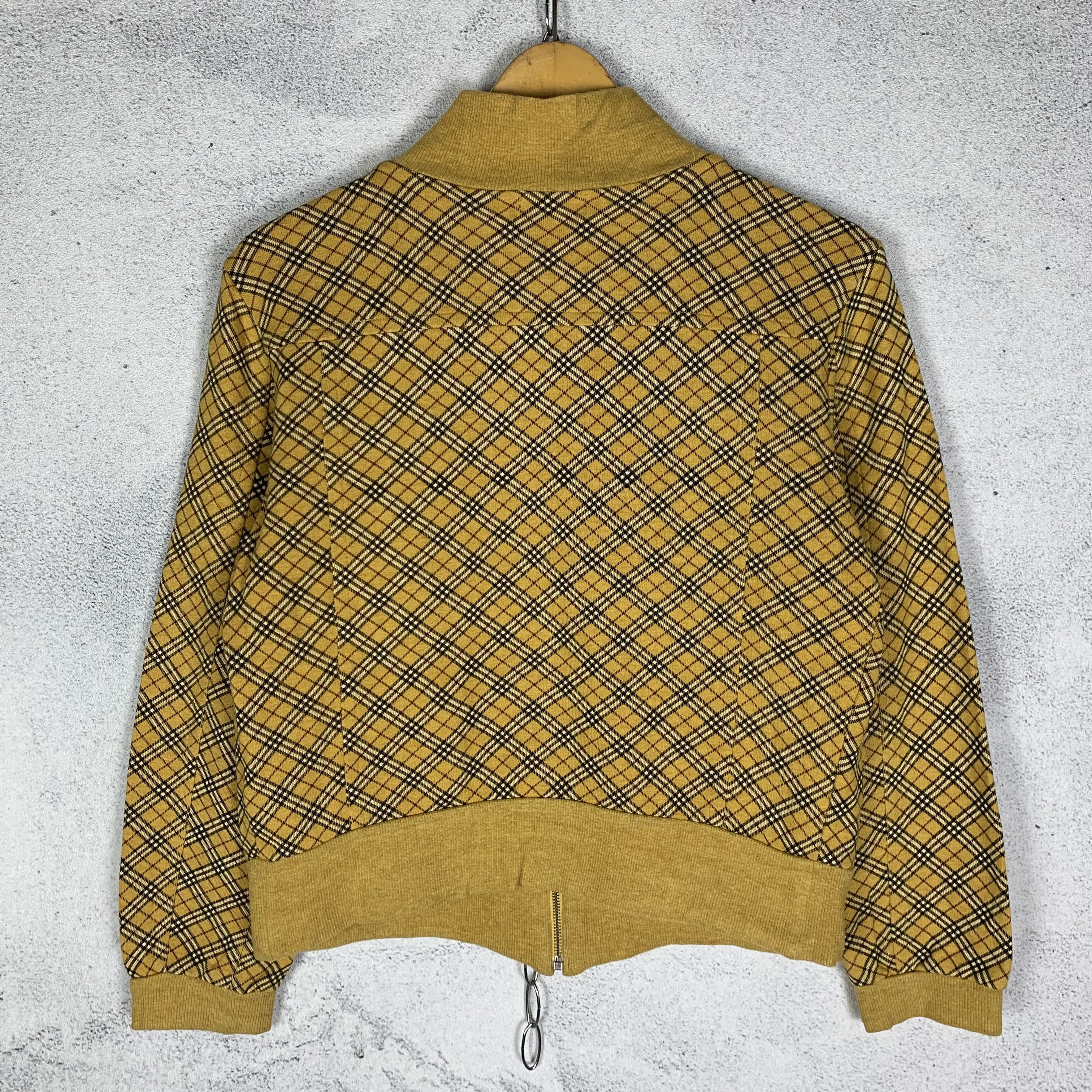 Burberry Vintage Burberry Blue Label Nova Check Zip Up Sweater Size S / US 4 / IT 40 - 2 Thumbnail