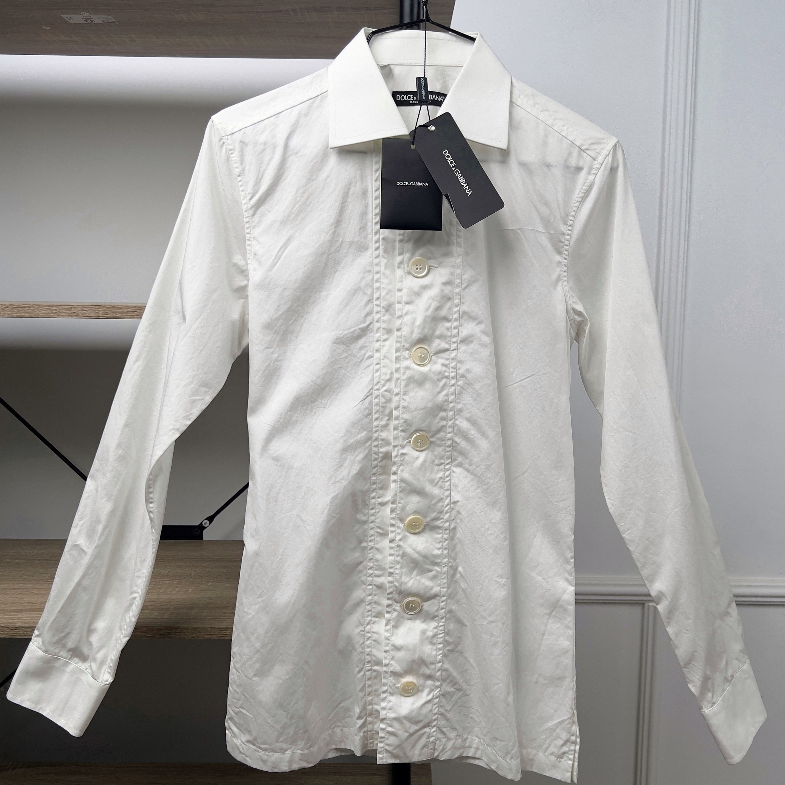 Dolce & Gabbana Dolce&Gabbana Mens Shirt Button Up Long Sleeve Cotton Size US S / EU 44-46 / 1 - 2 Thumbnail