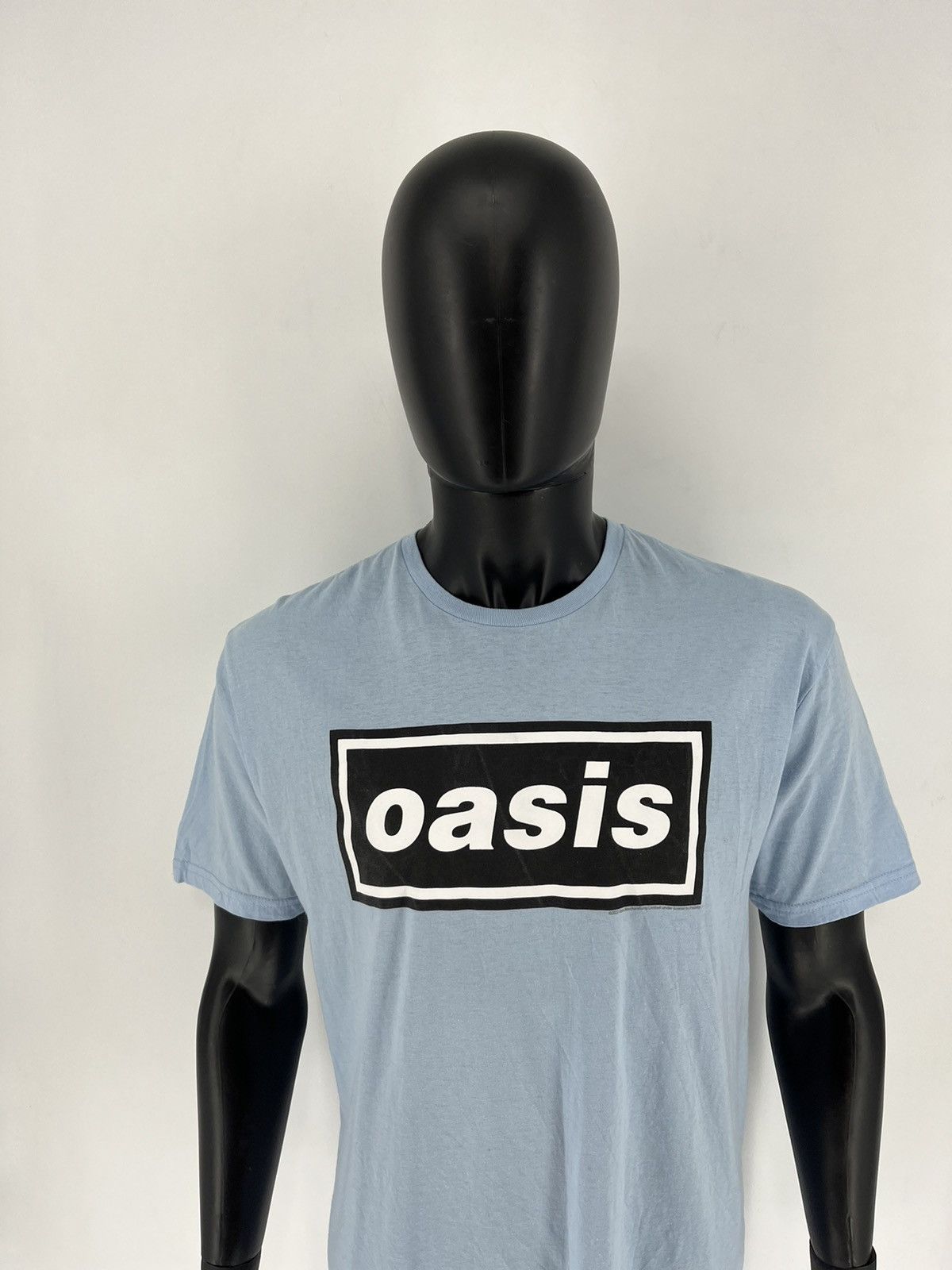Band Tees Vintage Oasis Y2K Box Logo Sky White T Shirt Size US XL / EU 56 / 4 - 5 Thumbnail