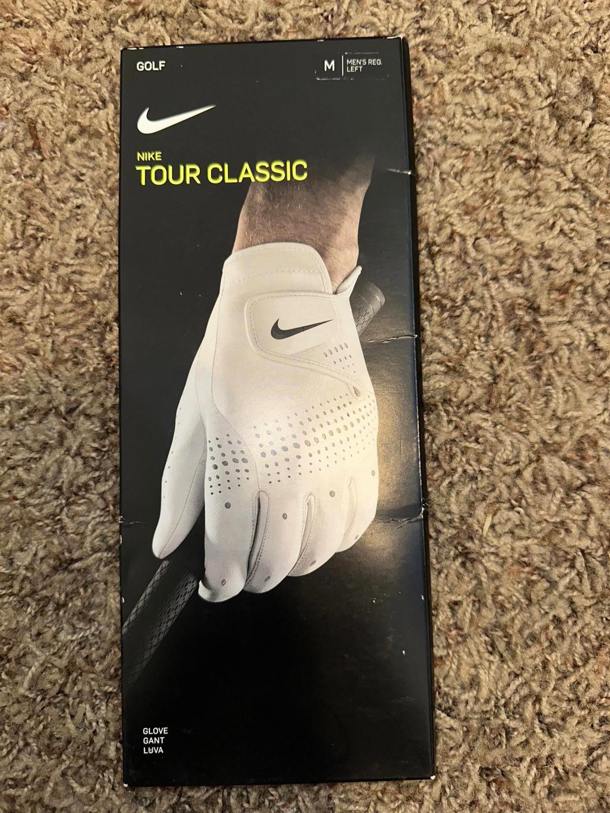 Nike Nike Tour Classic Men’s Regular White Left Golf Glove Size ONE SIZE - 1 Thumbnail