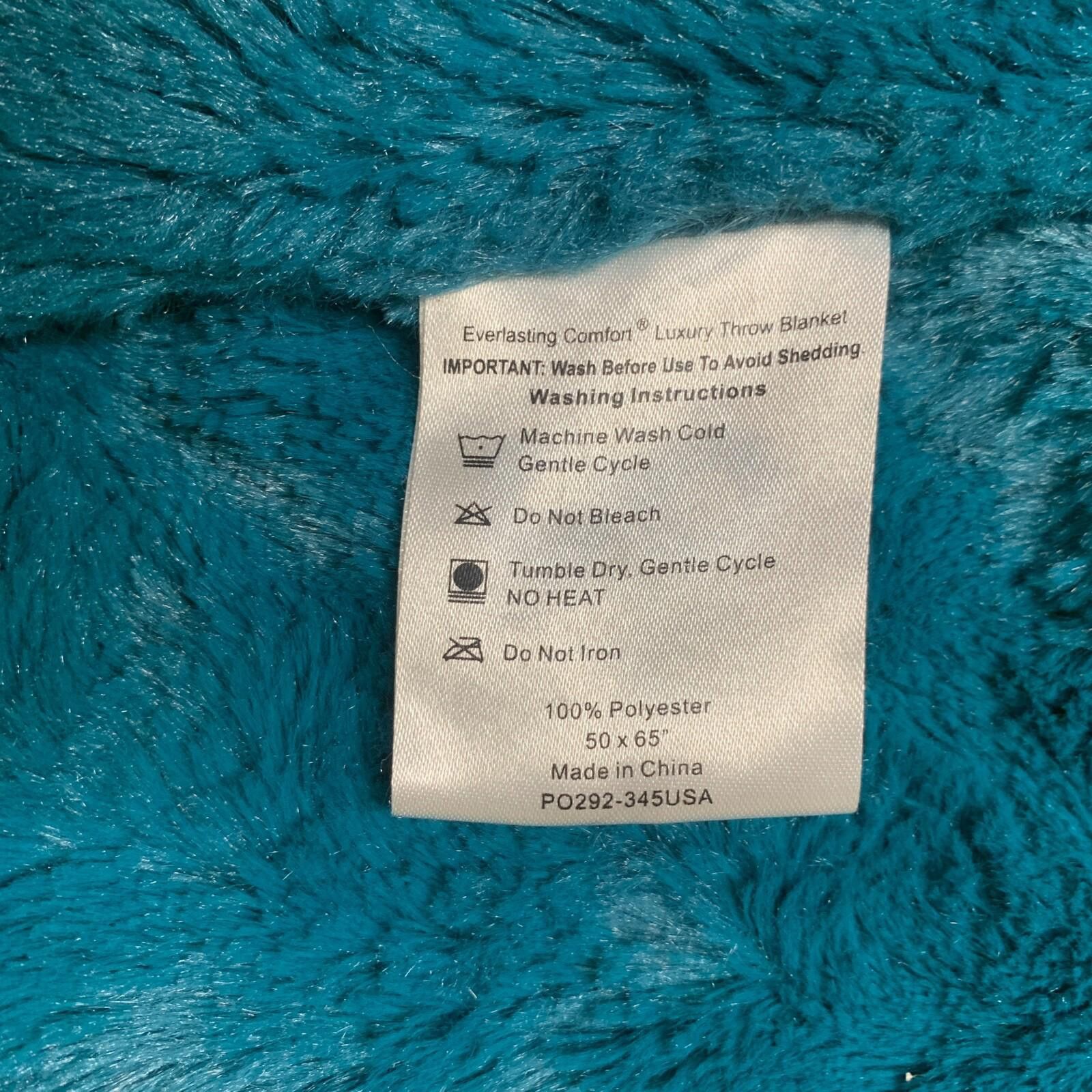Other Everlasting Comfort Faux Fur Throw Blanket 50x65 Soft Fluffy Size ONE SIZE - 4 Thumbnail