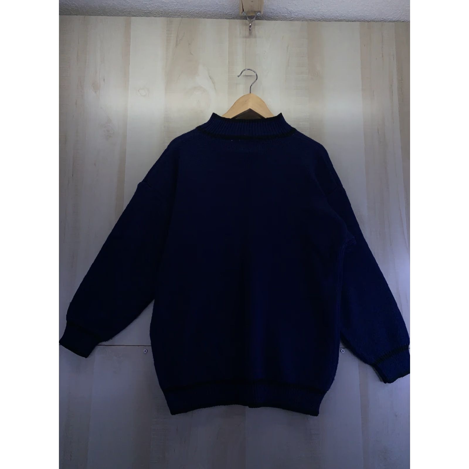 Vintage VINTAGE Gitano Argyle Blue Knit Sweater Shirt Womens M 1980-90s Size M / US 6-8 / IT 42-44 - 7 Thumbnail