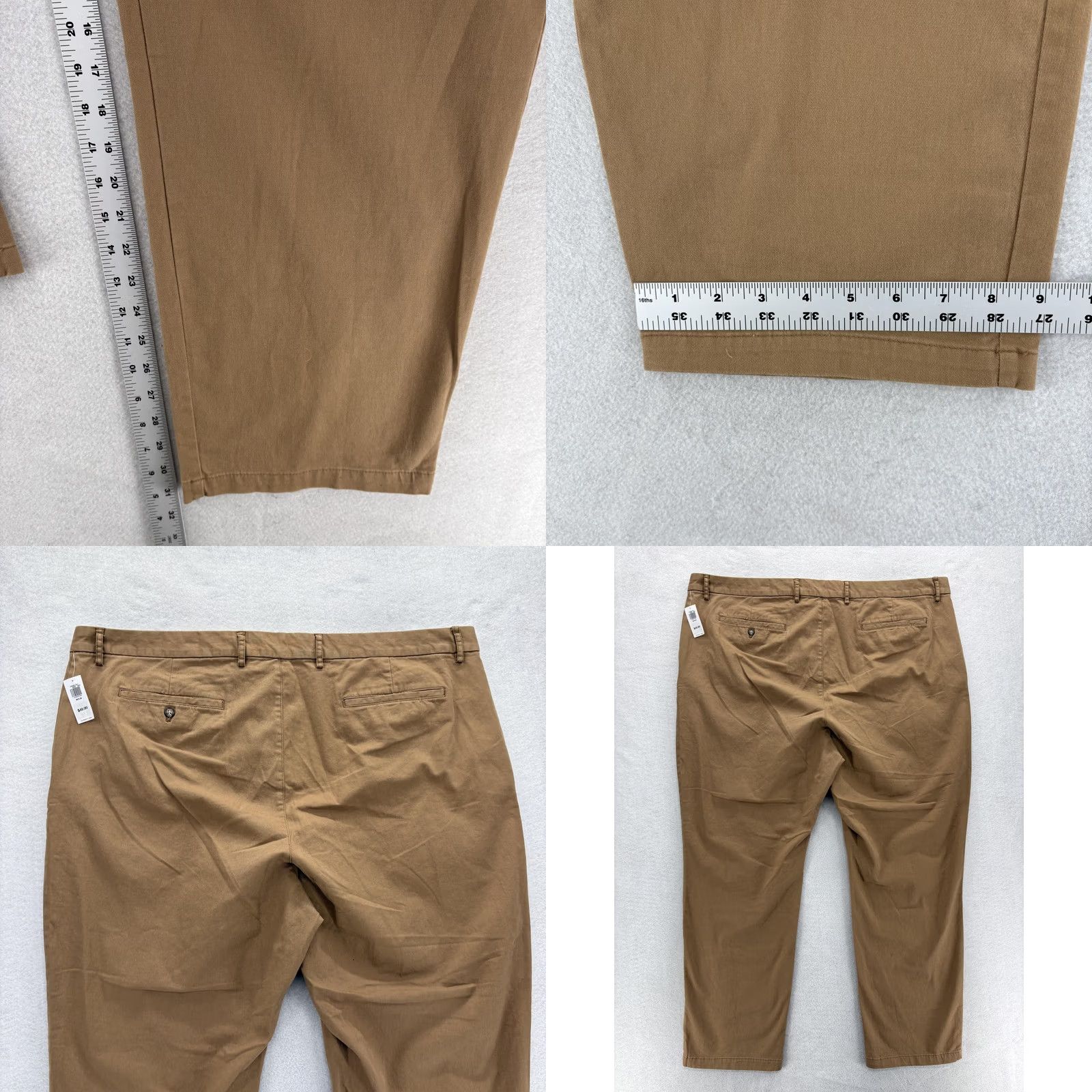 Old Navy Old Navy Pants Built-In Flex Chino Mens 46x32 Brown Athletic Fit Stretch Casual Pants Size US 30 / EU 46 - 8 Thumbnail