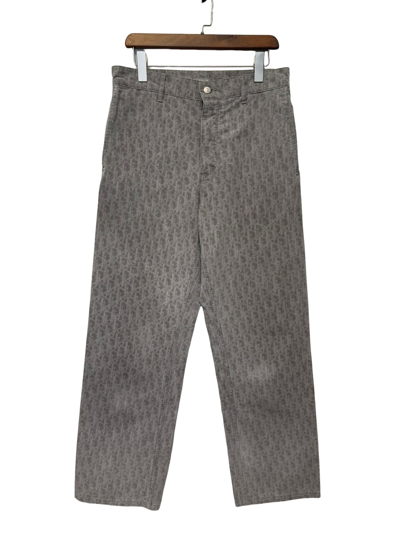 Dior Dior Oblique Print Denim Jeans Size 30 Size US 30 / EU 46 - 1 Thumbnail