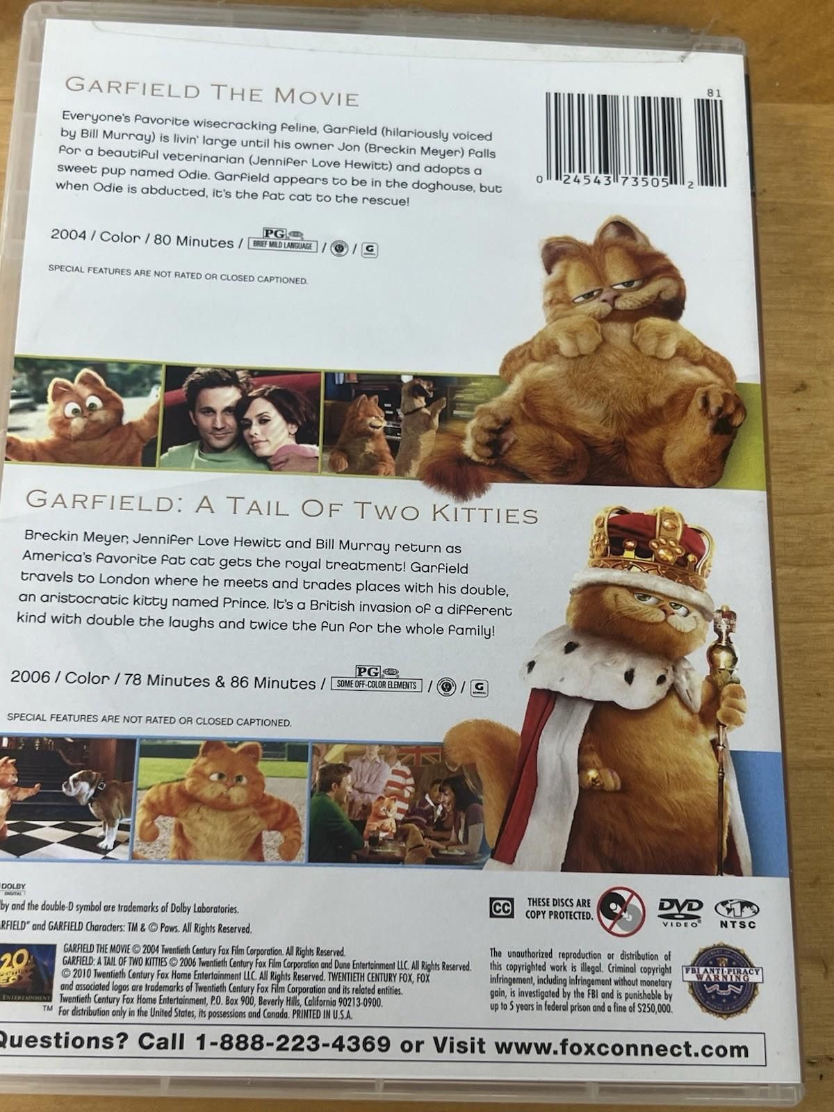 Other Garfield the Movie, Garfield A Tail Of Two Kitties Size ONE SIZE - 12 Thumbnail