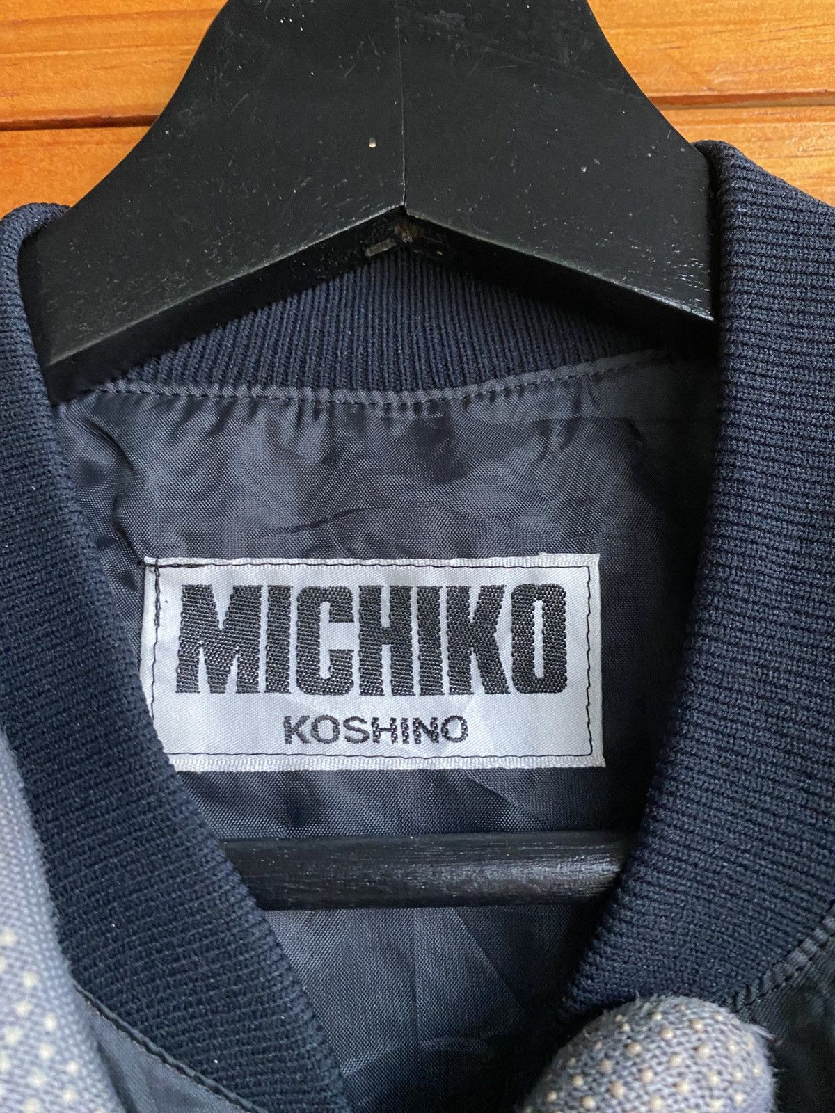 Vintage Michiko London Koshino Black Bomber Jacket Japan