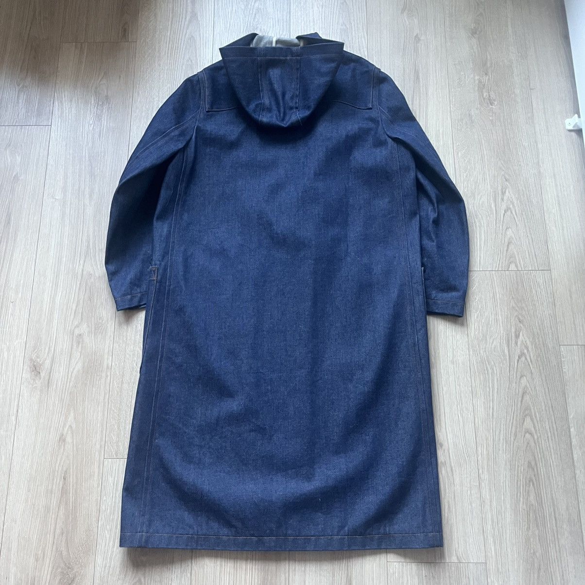 Orslow Orslow Hooded Denim Duffle Coat Size US M / EU 48-50 / 2 - 2 Thumbnail