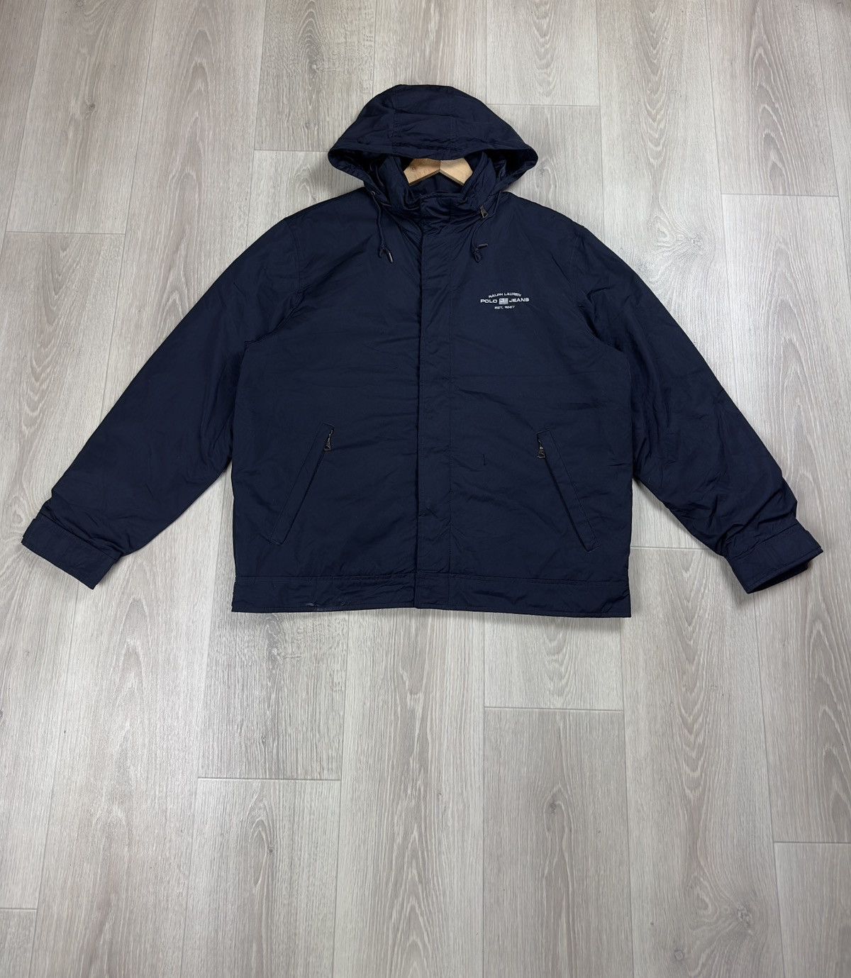 Polo Ralph Lauren Vintage 90s Polo Jeans Ralph Lauren Fleece Zip Jacket Size L Size US L / EU 52-54 / 3 - 3 Thumbnail