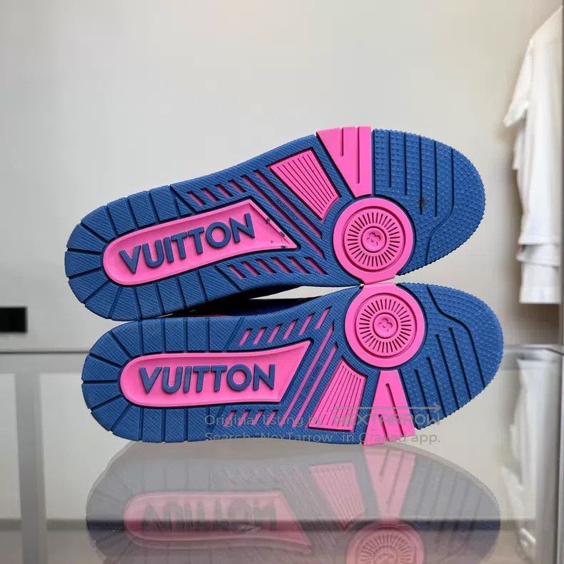 Louis Vuitton Louis Vuitton TRAINER purple-pink gradient shoes Size US 7 / EU 40 - 7 Thumbnail