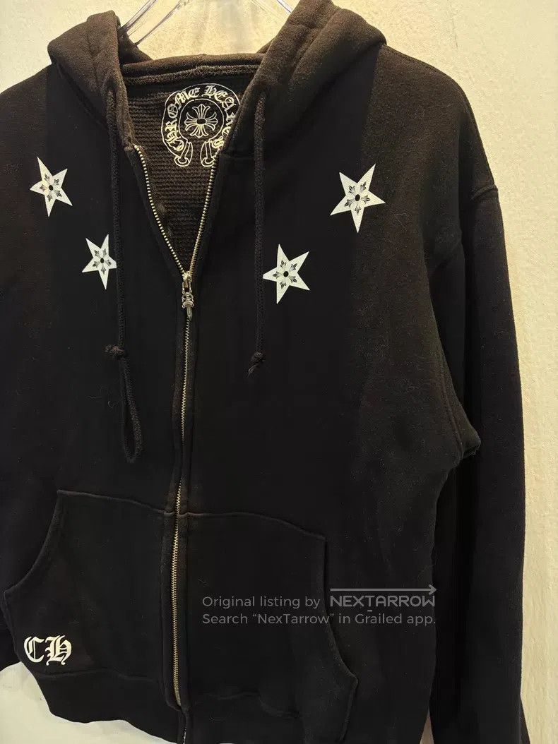 Chrome Hearts CHROME HEARTS Size L Long-sleeved hoodie with a star print Size US L / EU 52-54 / 3 - 3 Thumbnail