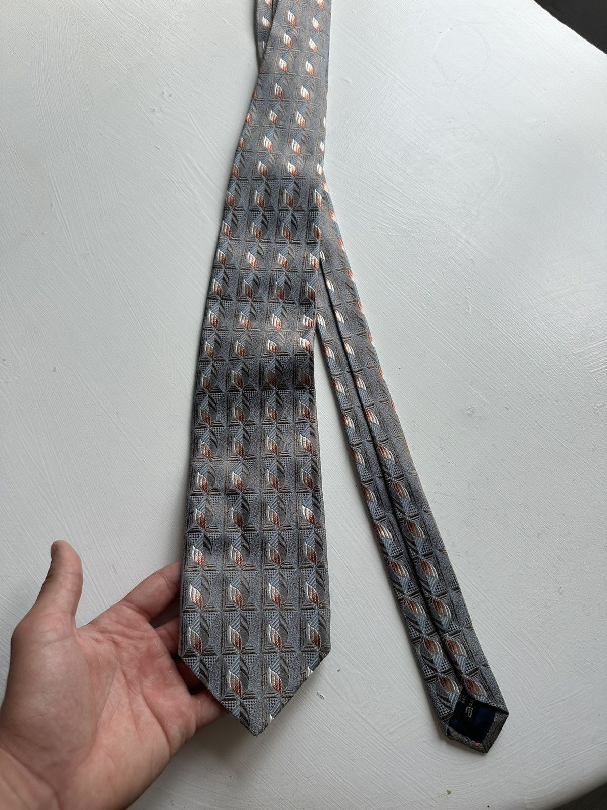 Ermenegildo Zegna × The Tie Bar Ermenegildo Zegna Tie 90s Monogram Cravatca Y2K Calssic Size ONE SIZE - 2 Thumbnail