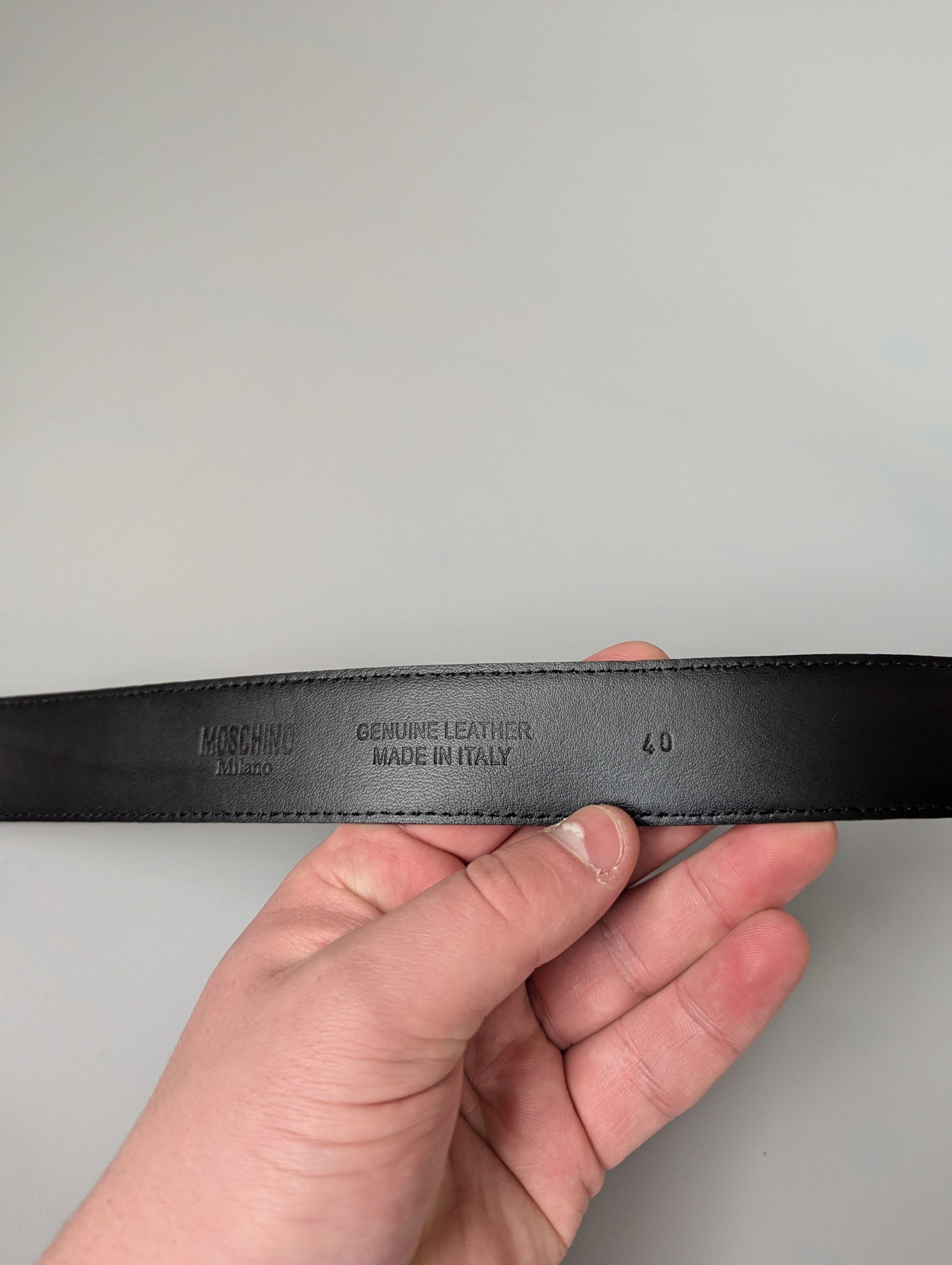 Moschino Moschino leather belt Logo Size ONE SIZE - 10 Thumbnail