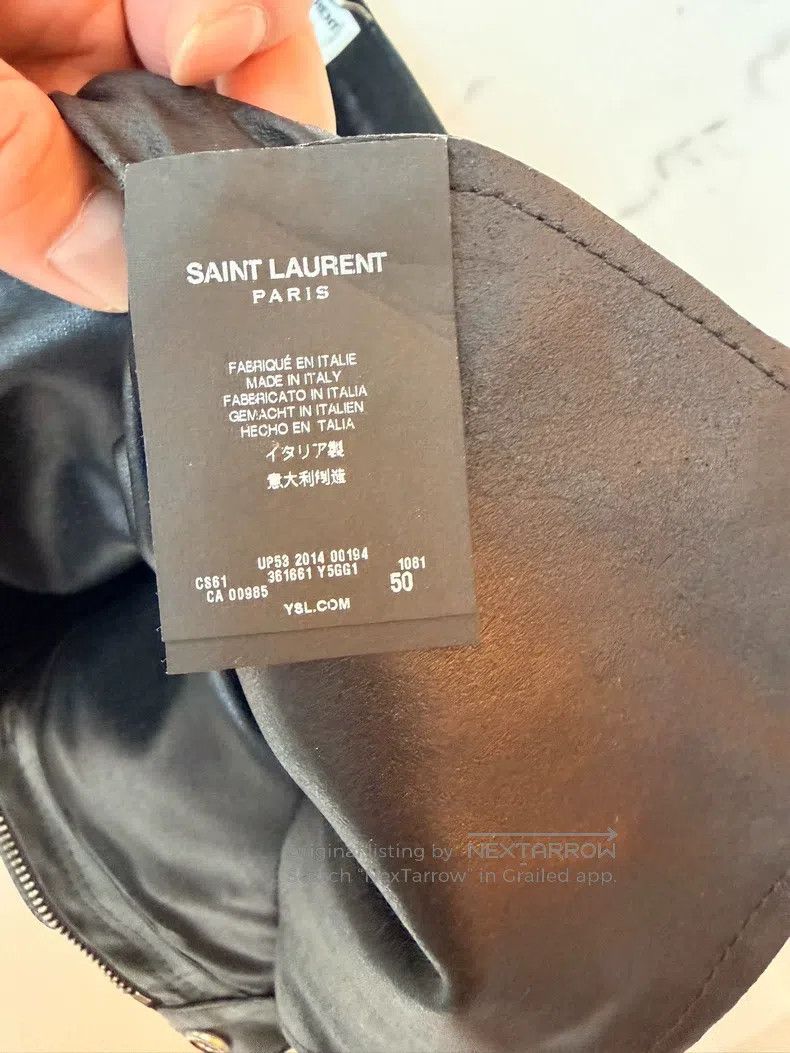 Saint Laurent Paris Saint Laurent Paris Real leather pants Size US 34 / EU 50 - 5 Thumbnail