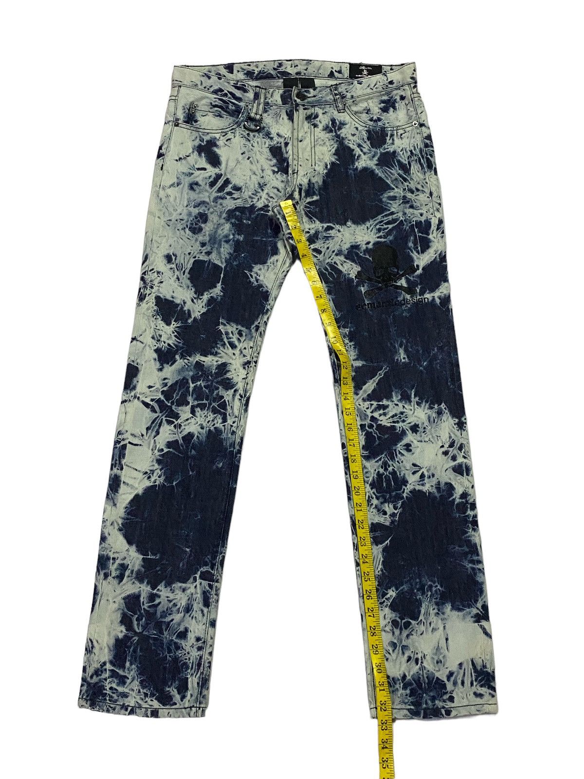 Japanese Brand × Roen × semanticdesign 2009 Roen X Semantic Design Acid Wash Denim Pants Size US 33 - 7 Thumbnail