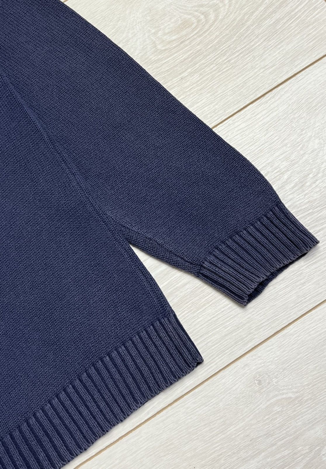 Yves Saint Laurent Vintage YSL Pour Homme Navy Crewneck Sweater Size US XL / EU 56 / 4 - 11 Thumbnail
