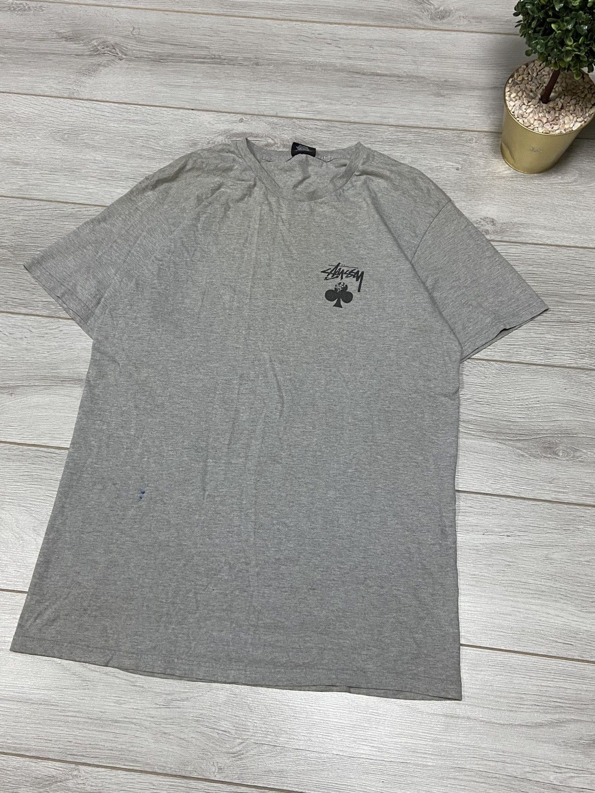 Stussy Stussy rare King card vintage big print t-shirt Size US L / EU 52-54 / 3 - 5 Thumbnail