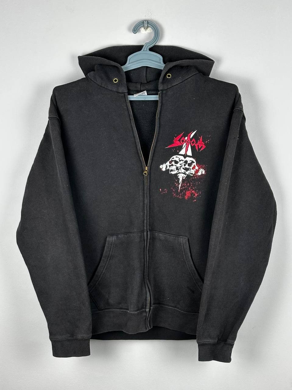 Band Tees Sodom Band In War And Peace Album Rock Zip Hoodie Size US M / EU 48-50 / 2 - 2 Thumbnail