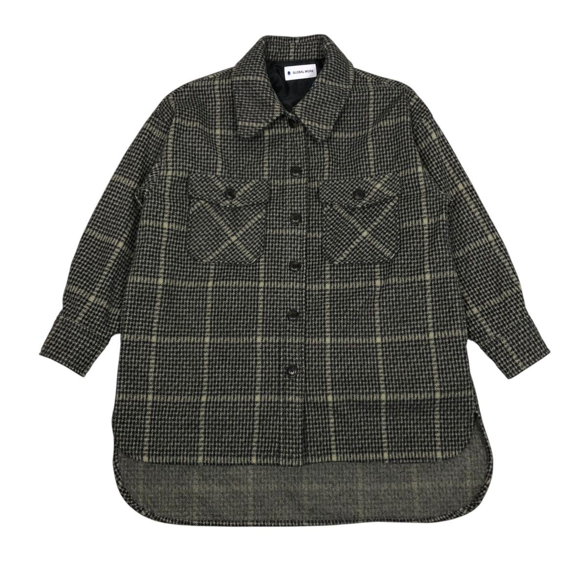 Japanese Brand 🔥VINTAGE WOOL FLANNEL JACKET GLOBAL WORK TARTAN ISSEY MIYAKE Size US M / EU 48-50 / 2 - 1 Thumbnail