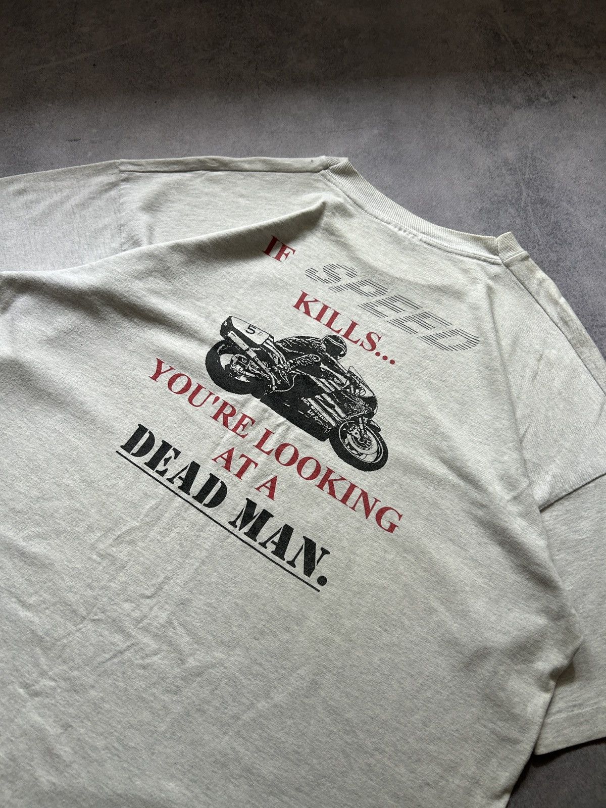 Vintage Vintage Racing big logo shirt mens made in england Size US L / EU 52-54 / 3 - 3 Thumbnail