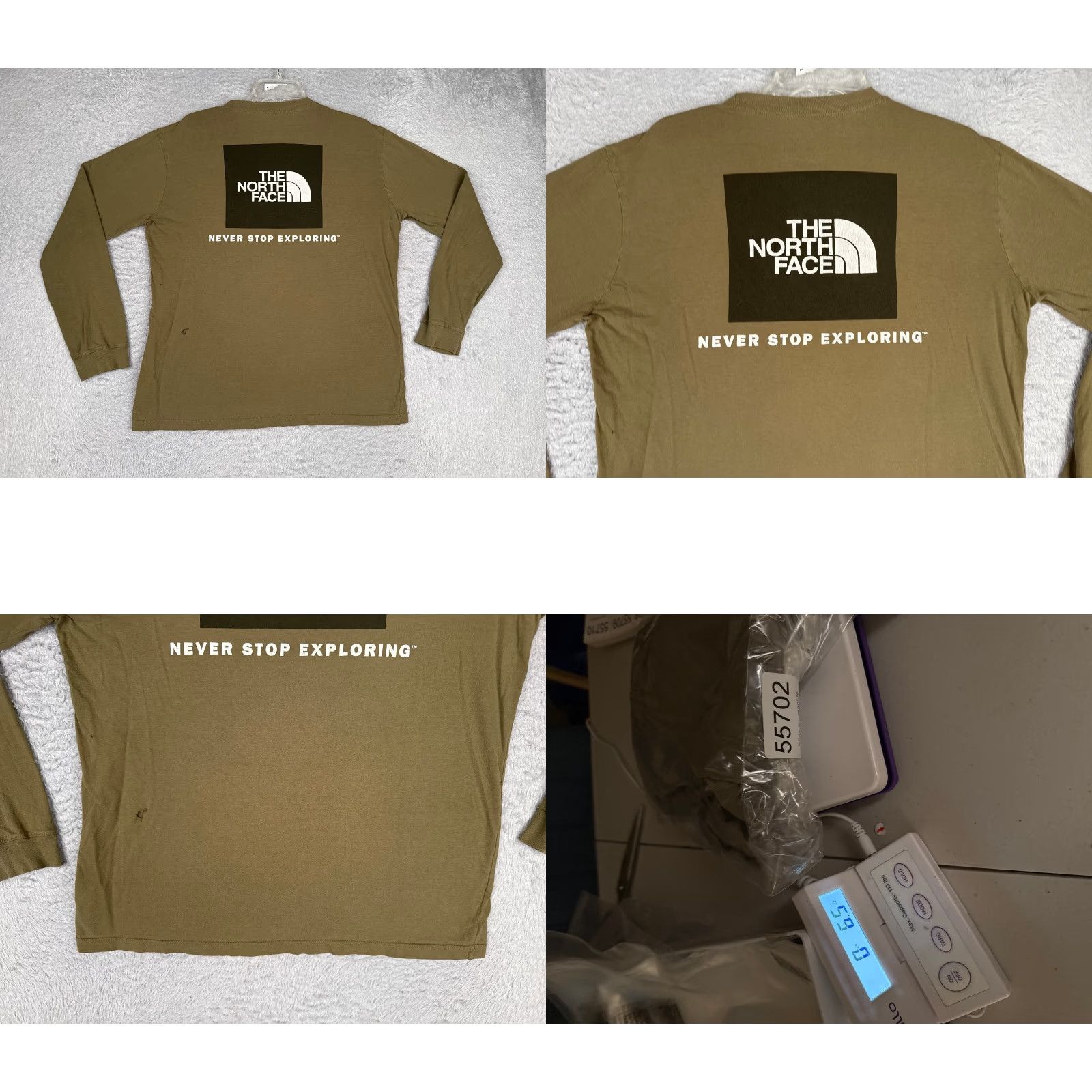 The North Face VINTAGE The North Face Shirt Men Medium Green 100% Cotton Long Sleeve Crew Neck READ Size US M / EU 48-50 / 2 - 9 Thumbnail