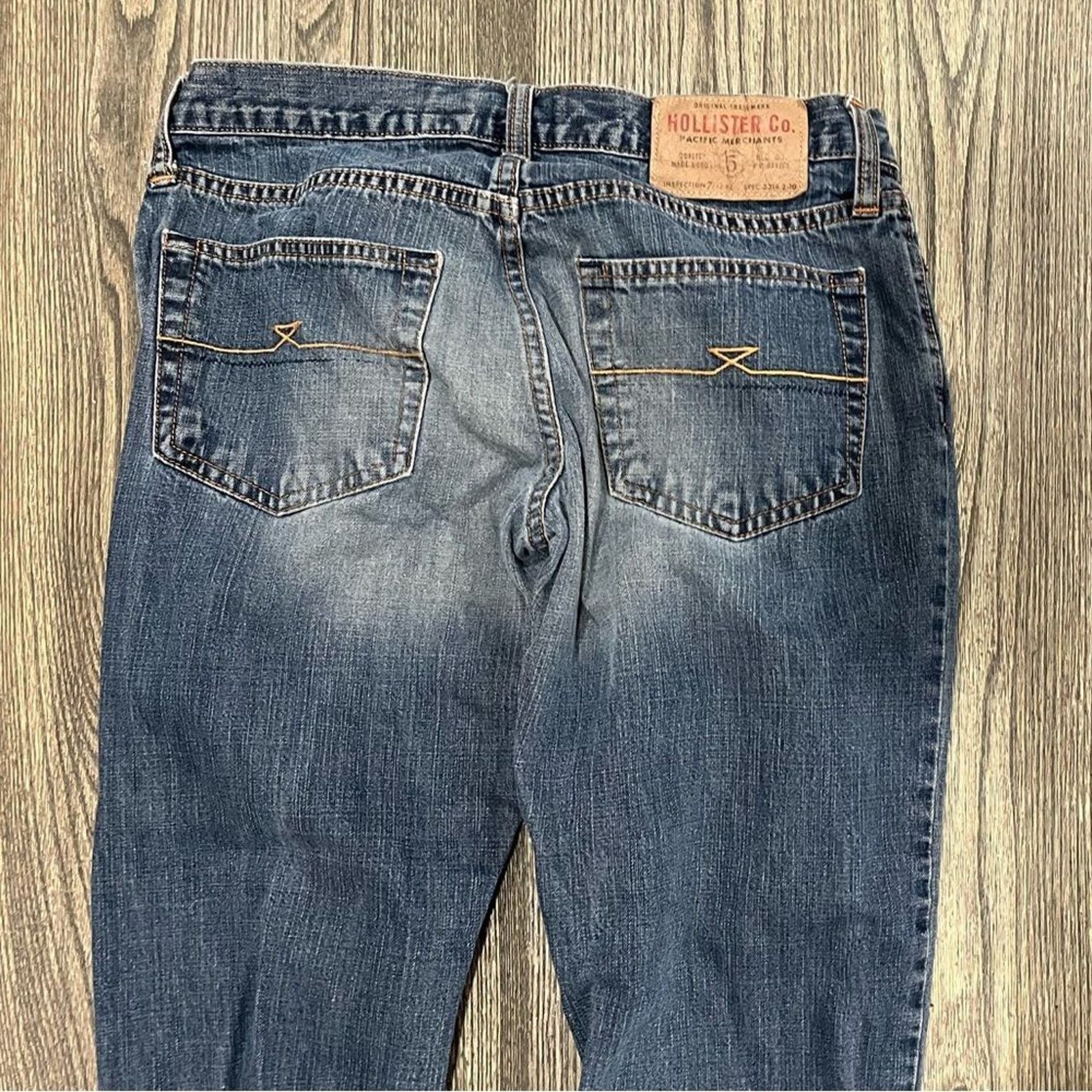 Hollister Hollister & Co Pacific Merchants Cuffed Cropped Jeans Sz 22 Size 34" / US 12 / IT 48 - 7 Thumbnail