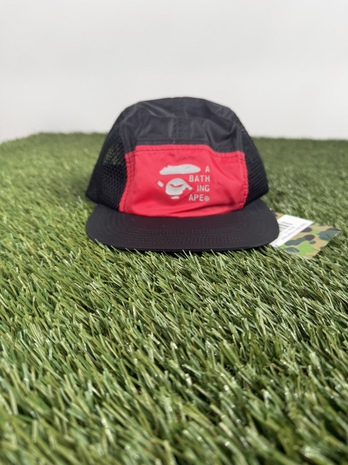Bape BAPE (A Bathing Ape) Mesh Panel Camp Cap Size ONE SIZE - 1 Thumbnail