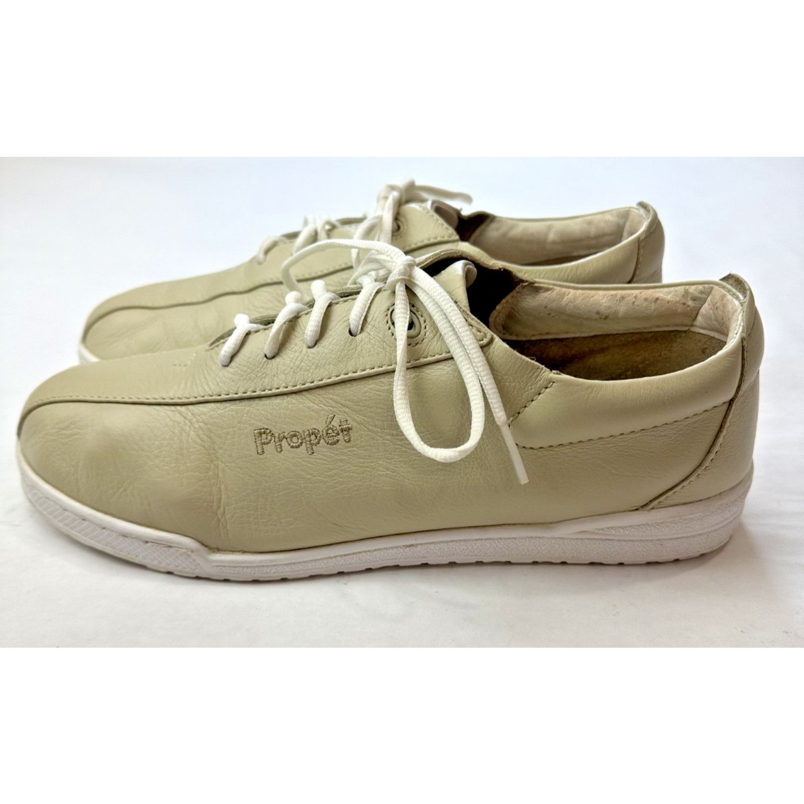 Other Propet Firefly Walking Sneakers Leather Beige Women 9 W3606 Size US 9 / IT 39 - 5 Thumbnail