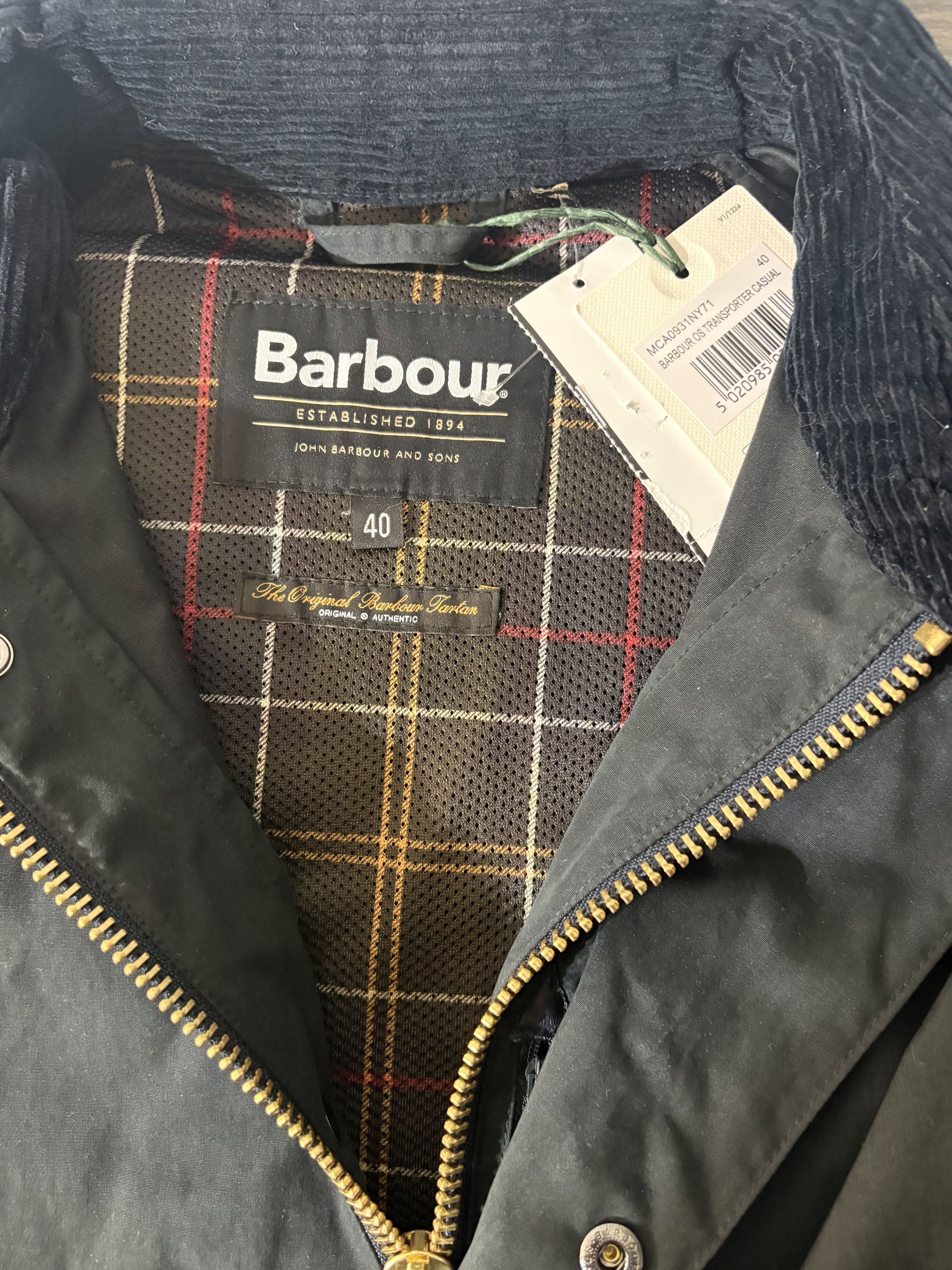 Barbour sz 42~ Barbour OS Transporter Casual Jacket Size US XL / EU 56 / 4 - 9 Thumbnail