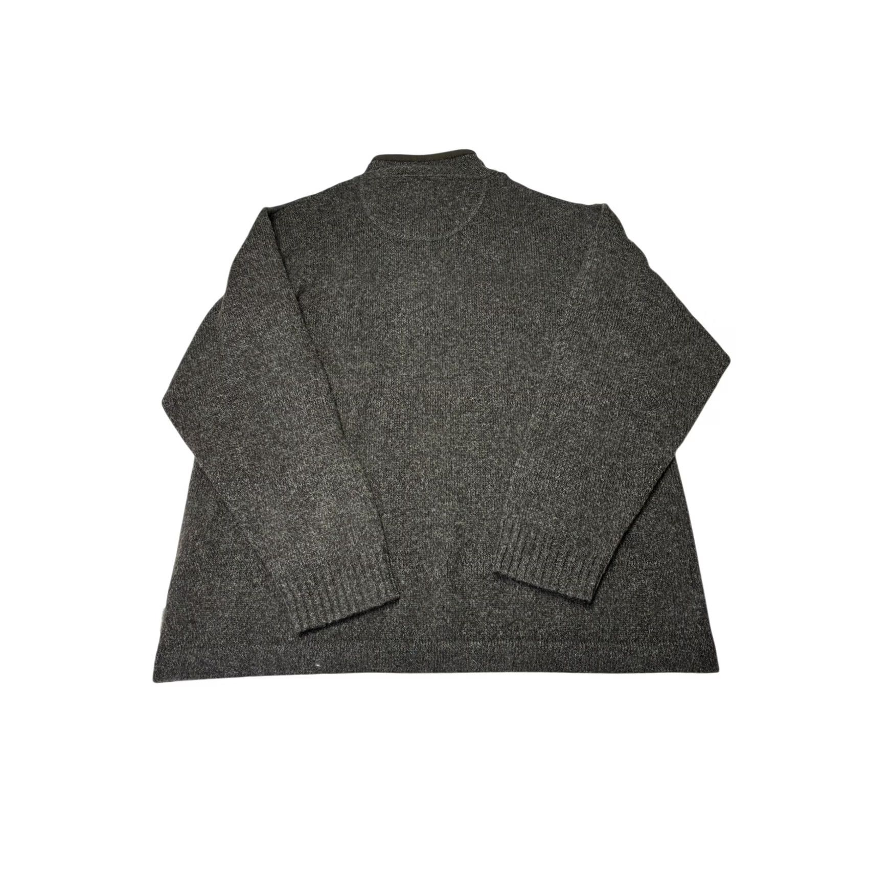 Vintage Woolrich Sweater Mens XL Wool Quarter Zip Pullover Dark Loden Heather 100% 9013 Size US XL / EU 56 / 4 - 4 Thumbnail
