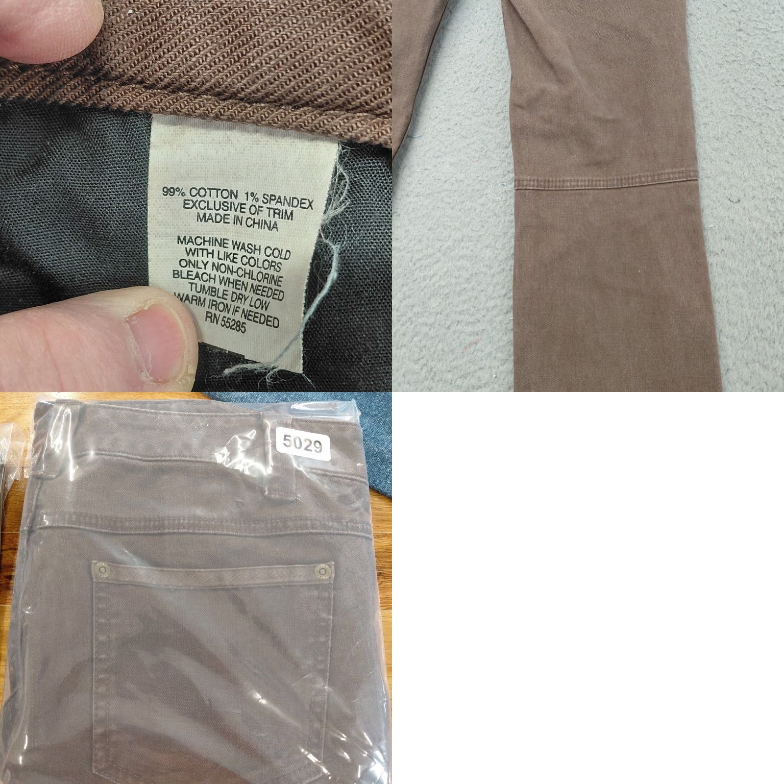 Express Express Jeans Women’s Size 6 Brown Denim Editor Design Studio Straight Stretch Jeans Size 28" / US 6 / IT 42 - 9 Thumbnail