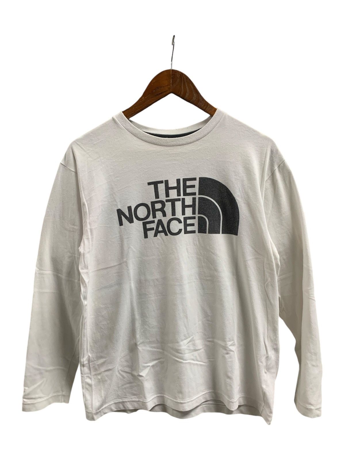 The North Face × Vintage The North Face big logo white shirt Size US L / EU 52-54 / 3 - 1 Thumbnail