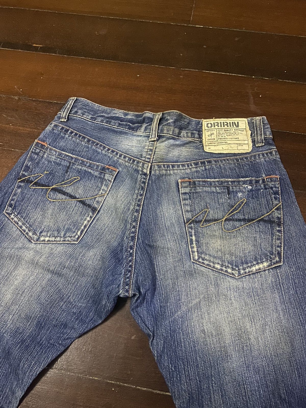 If Six Was Nine Flare Vintage inspired OR JEANS lighting design Size US 34 / EU 50 - 13 Thumbnail