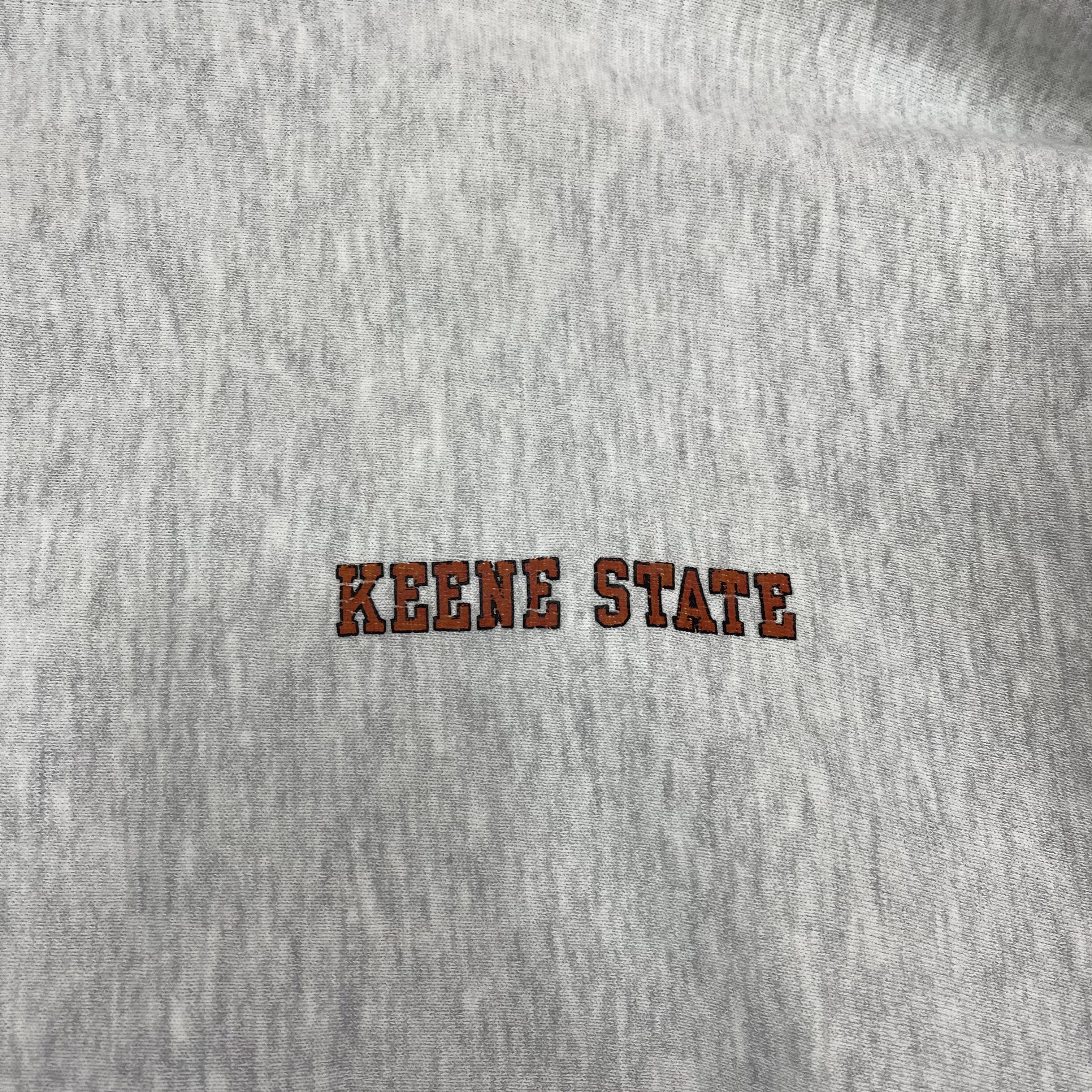 Vintage 90s Vintage KEENE STATE Crew Neck Sweatshirt #1478/AY Size US L / EU 52-54 / 3 - 9 Thumbnail