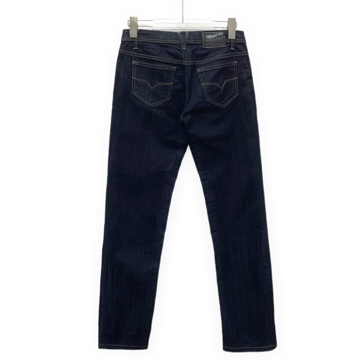 Versace Versace Dark Blue Cotton Casual Denim Pants K26WX Size 27" / US 4 / IT 40 - 2 Thumbnail