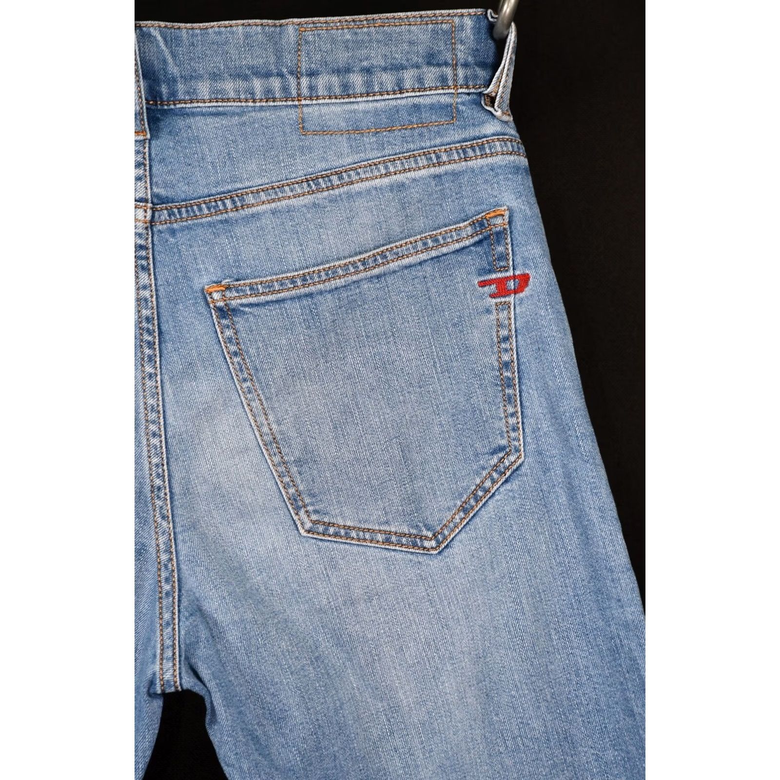 Diesel Diesel D-Strukt Slim Stretch 0EHAJ Jeans W29/L32 Denim Men Blue 98% Cotton 2% Elastane Slim Fit Regular Inseam 32 Mens Size US 29 - 6 Thumbnail