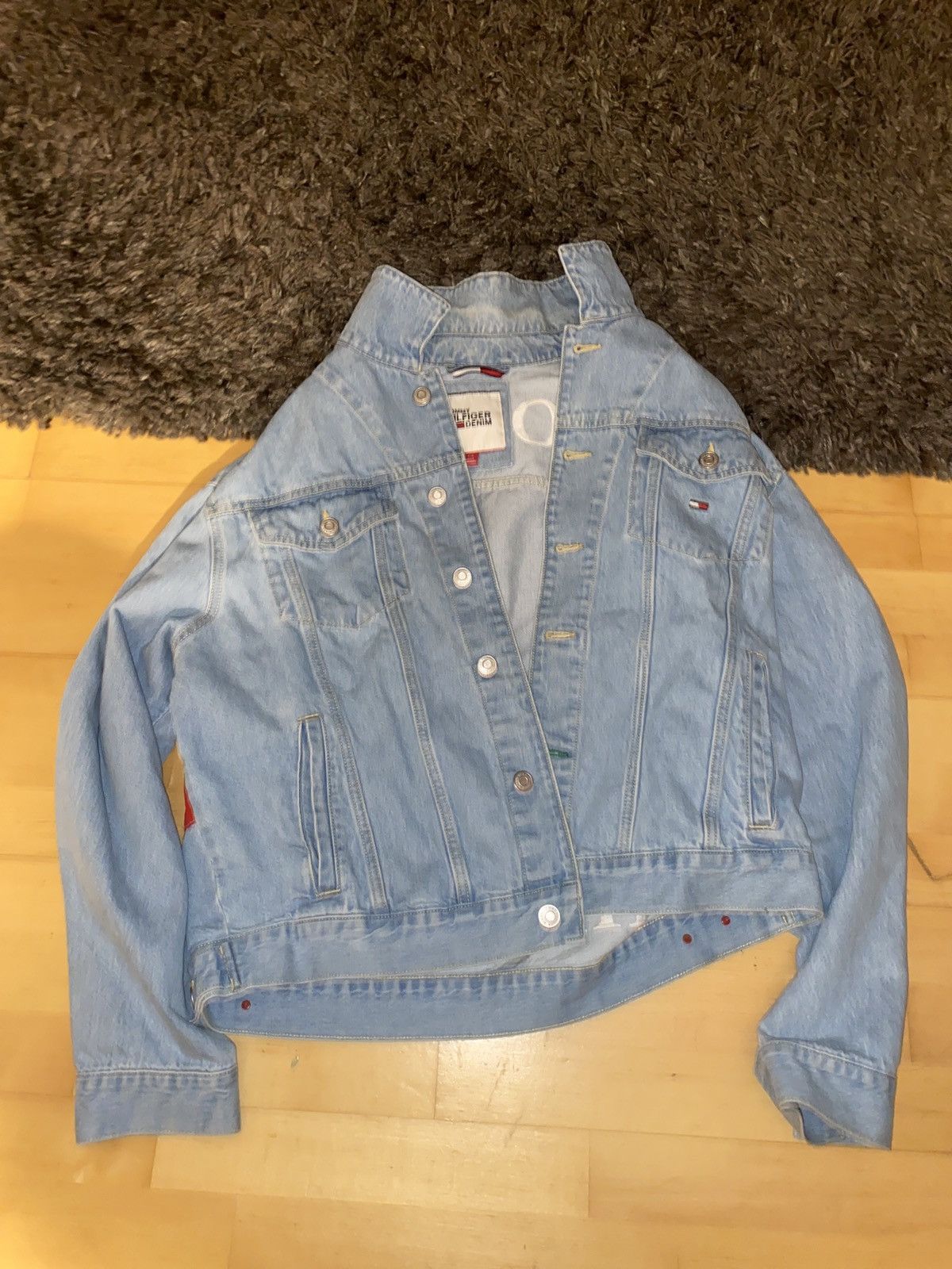Tommy Hilfiger Tommy Hilfiger Denim Jacket Vintage Size US L / EU 52-54 / 3 - 1 Thumbnail