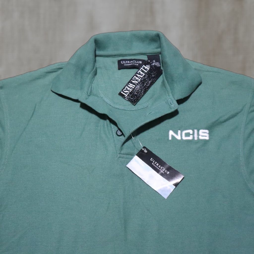 Vintage NEW GREEN NCIS Polo Shirt Polo Shirt Small Men Adult Size S Cotton Blend Embroidered Regular Solid Short Sleeve Collared Size US S / EU 44-46 / 1 - 1 Thumbnail