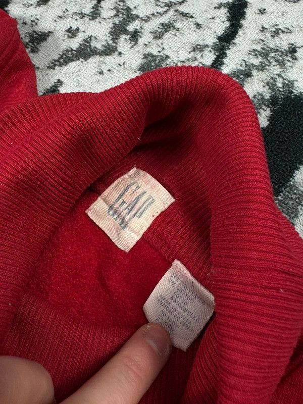 Gap Vintage Gap turtleneck sweatshirt red L Size US L / EU 52-54 / 3 - 4 Thumbnail
