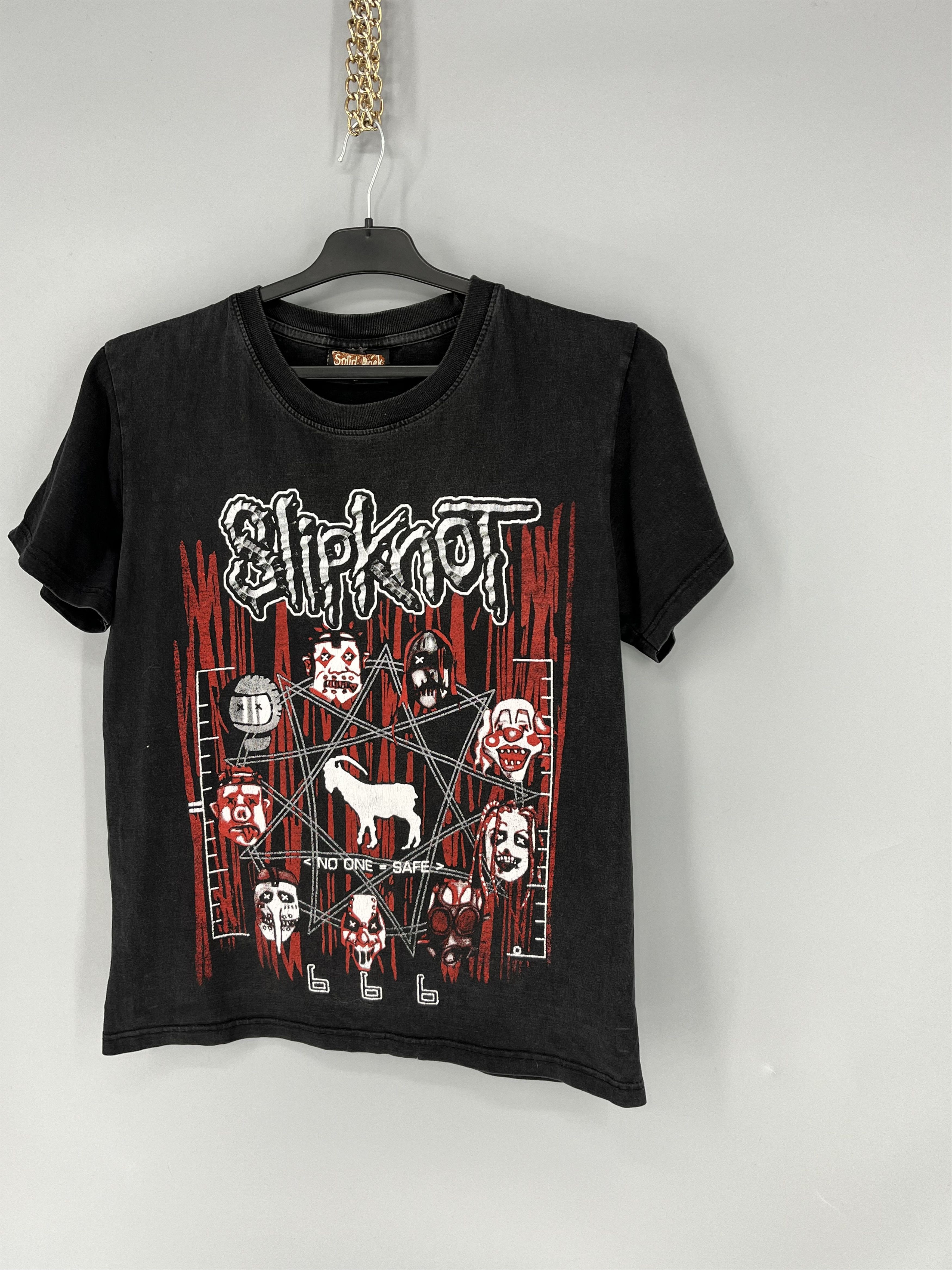 Band Tees × Vintage Vintage Slipknot Satan 666 Graphic Tee T-shirt Y2K 2000s Size US S / EU 44-46 / 1 - 3 Thumbnail