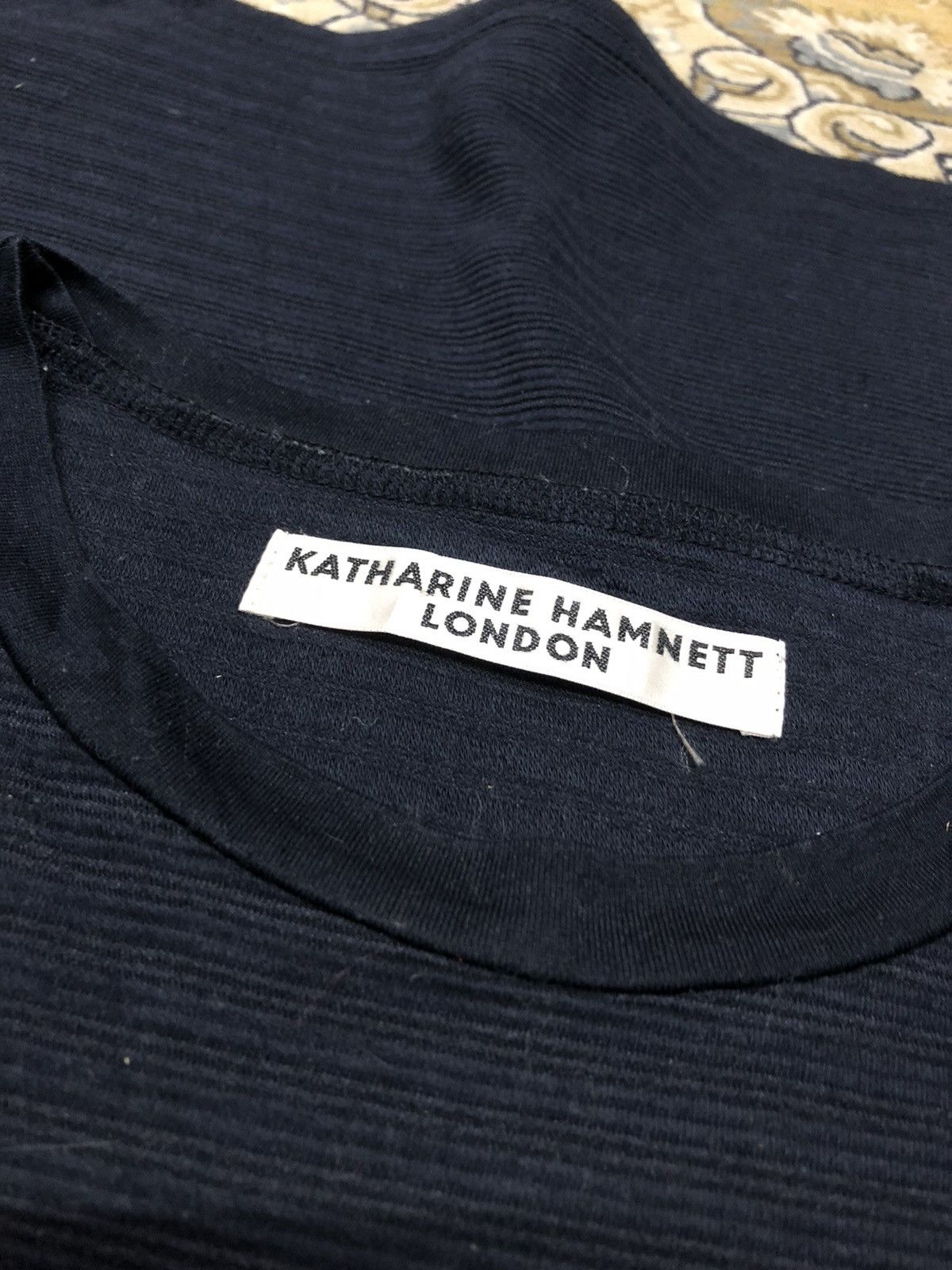 Katharine Hamnett London PLAIN BLUE TSHIRT Size US M / EU 48-50 / 2 - 4 Thumbnail