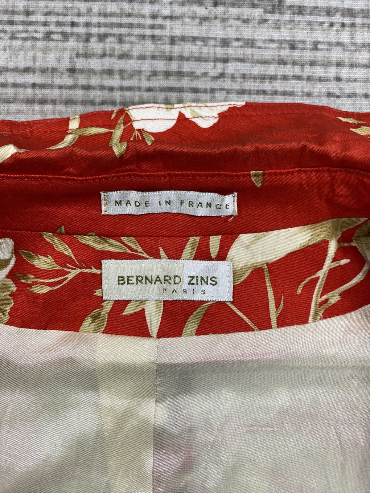 Designer × Japanese Brand × Vintage Vintage Bernard Zins France Full Printed Woman Blouse Size M / US 6-8 / IT 42-44 - 7 Thumbnail