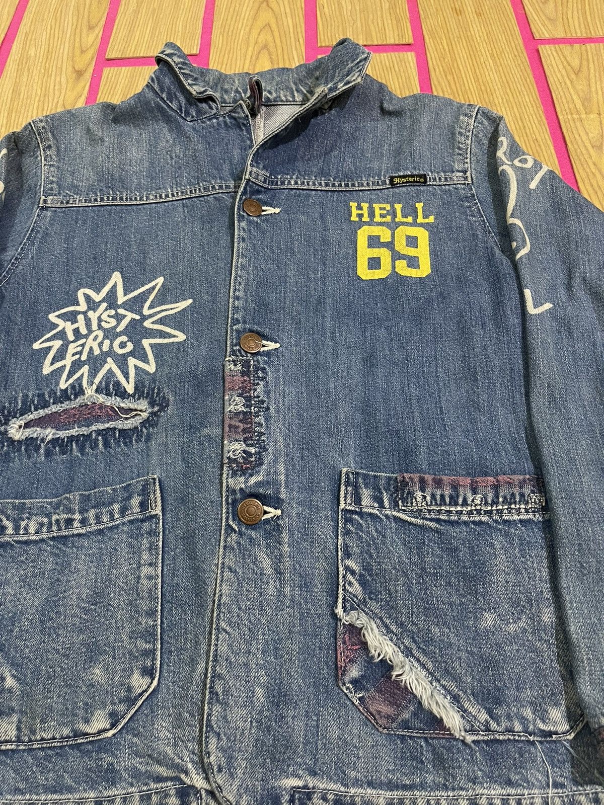 Hysteric Glamour HYSTERIC GLAMOR long sleeve shirt VINTAGE rare item Size US M / EU 48-50 / 2 - 4 Thumbnail