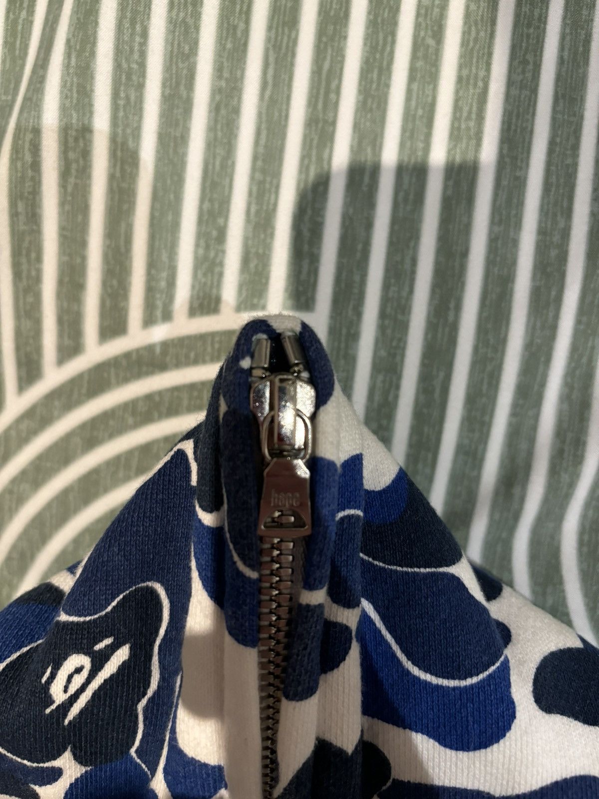 Bape A bathing ape bape navy blue white full zip camo hoodie NFS Size US M / EU 48-50 / 2 - 3 Thumbnail