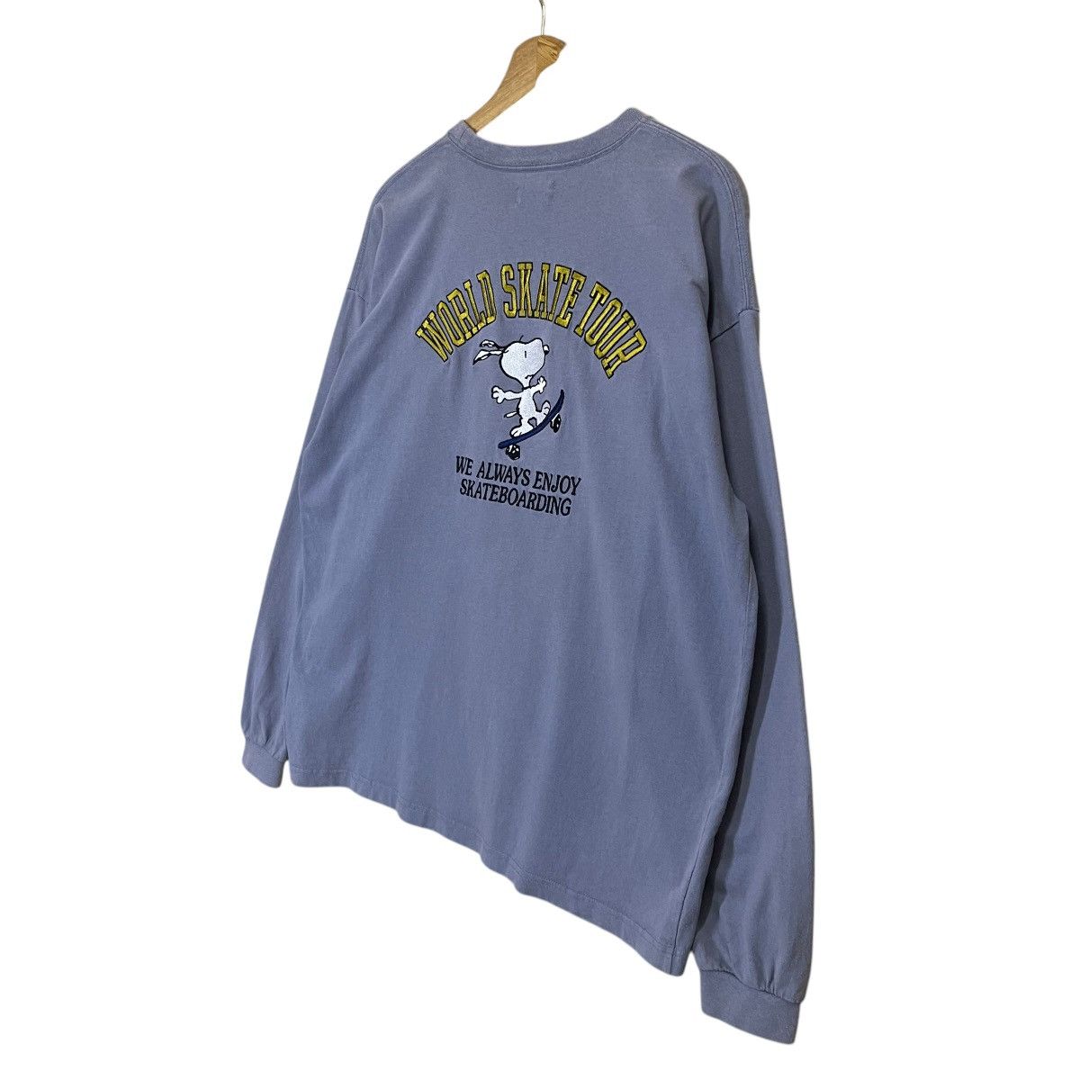 Peanuts Peanuts World Skate Tour Big Logo Longsleeve Shirts Size US L / EU 52-54 / 3 - 3 Thumbnail