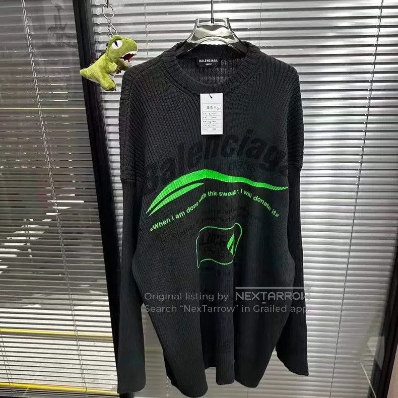 Balenciaga Balenciaga Eco-friendly Coca-Cola sweater, size S Size US S / EU 44-46 / 1 - 1 Thumbnail