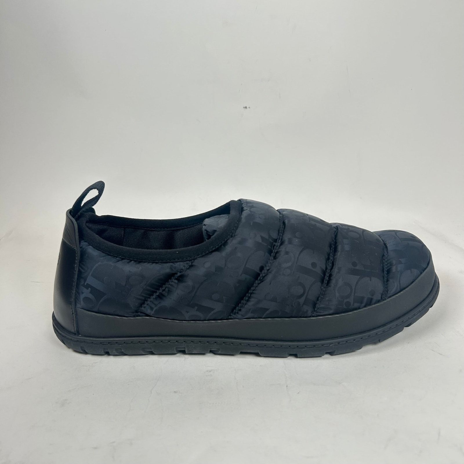 Dior Dior Black/Black Oblique Nylon Puffer Slipper Size 46 Size US 13 / EU 46 - 1 Thumbnail
