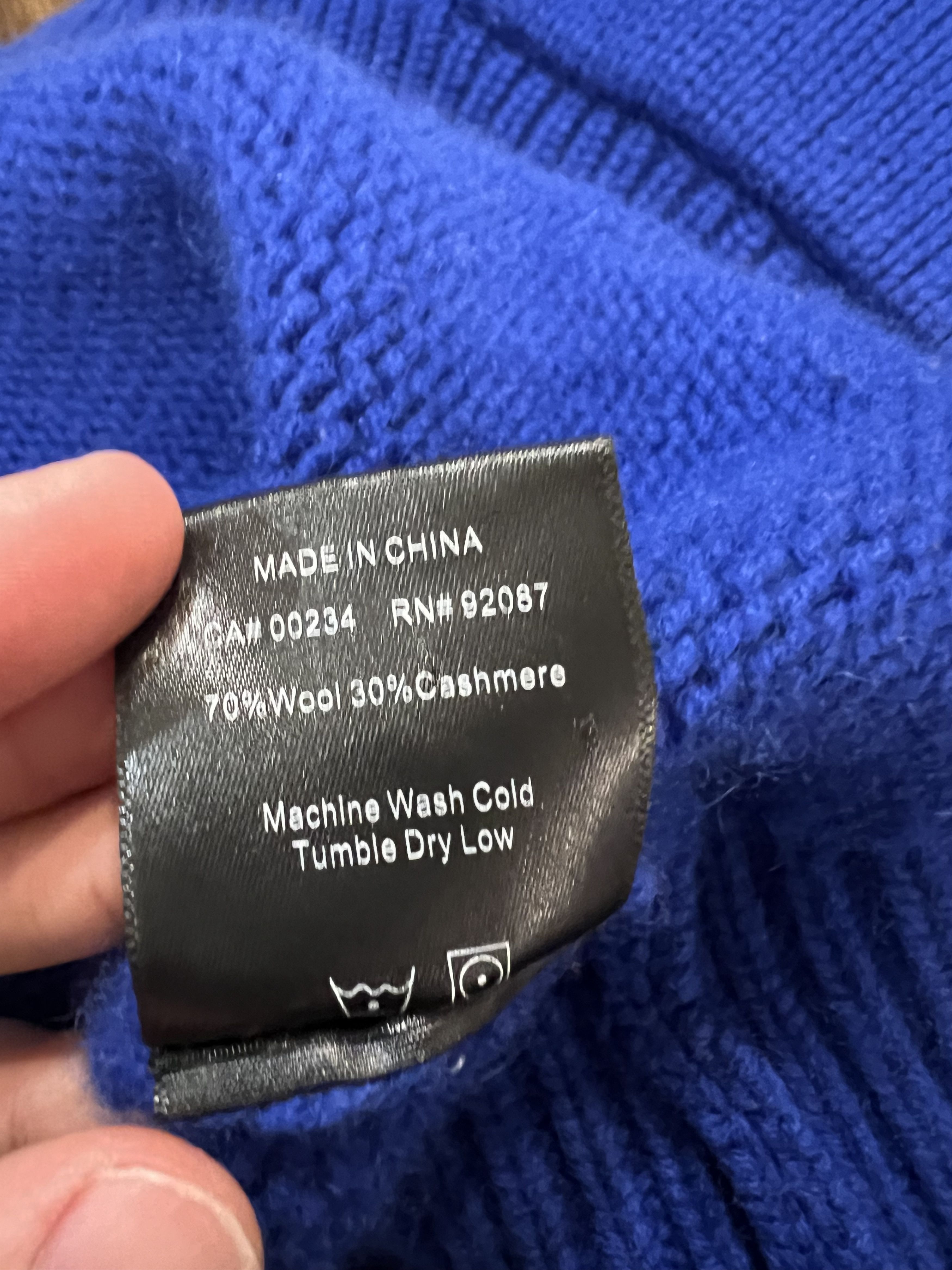 Rhude Cashmere Wool Zip Hoody Size US M / EU 48-50 / 2 - 4 Thumbnail