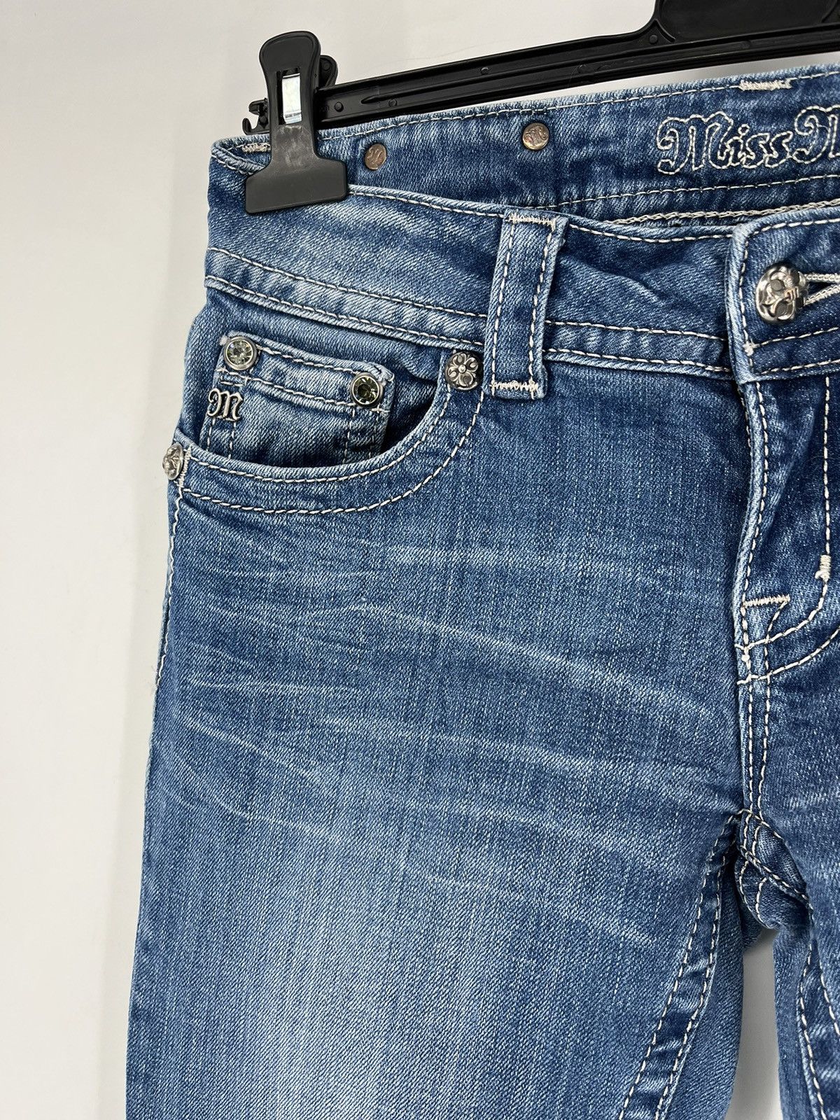 Hysteric Glamour Miss Me CRAZY Hysteric Glamour Chrome Hearts Style Jeans Size 28" / US 6 / IT 42 - 3 Thumbnail