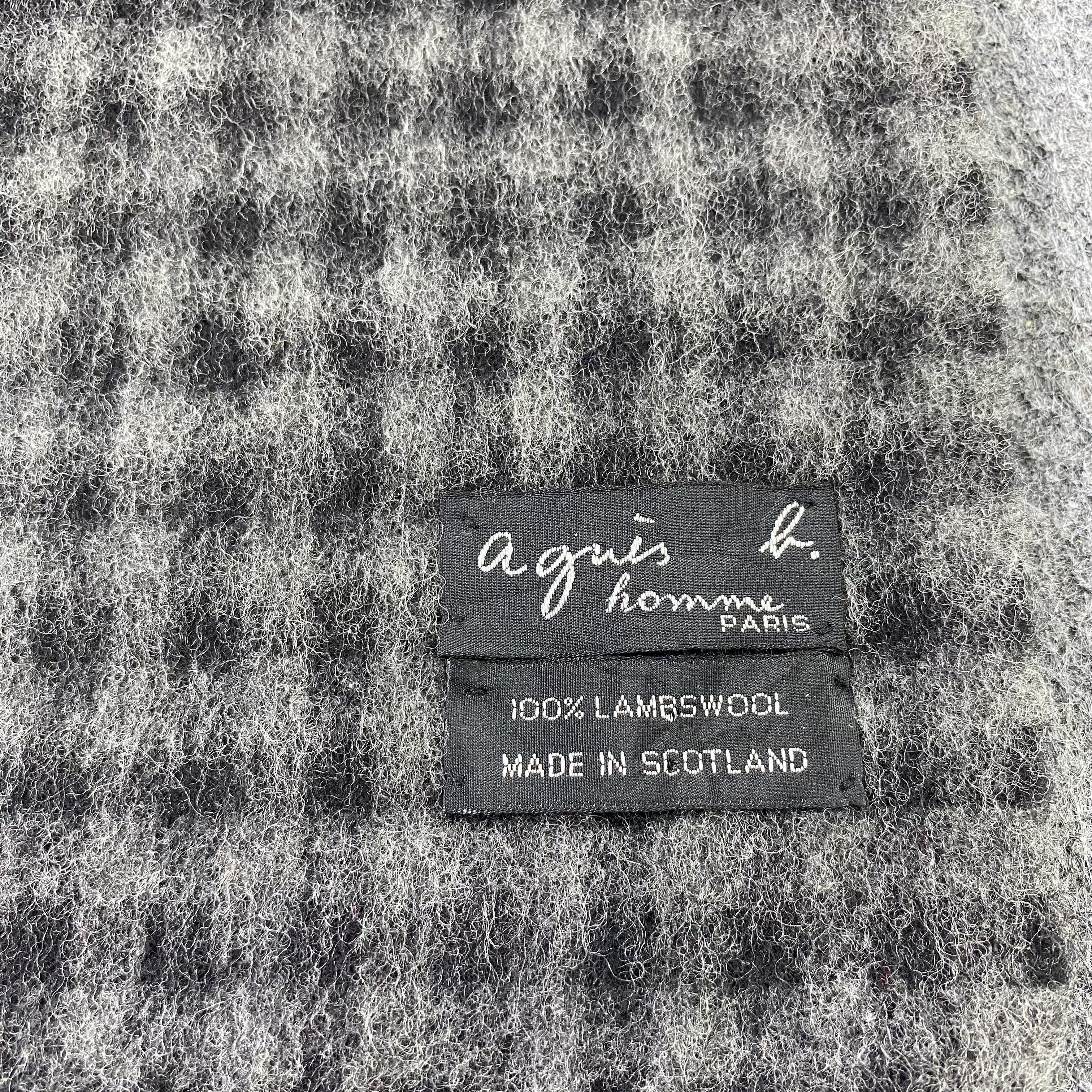 agnes b. Agnes B. Wool Muffler / Scarf / Neckwear - T1248 Size ONE SIZE - 6 Thumbnail