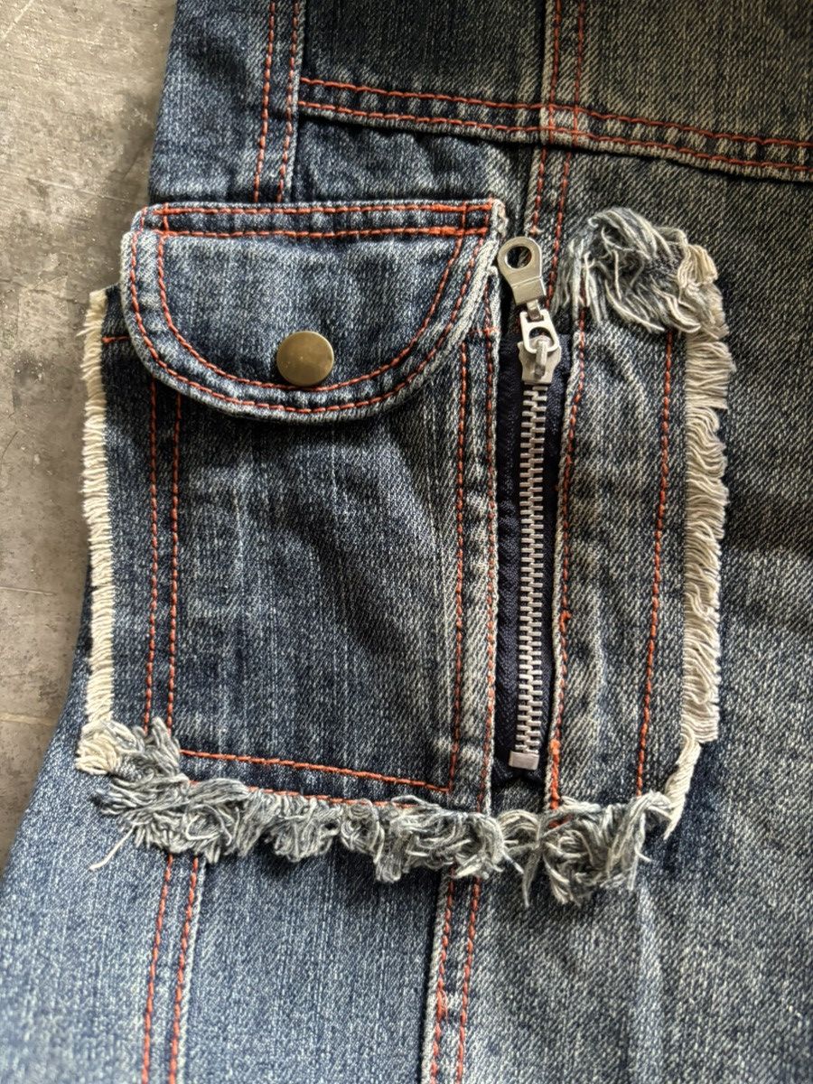 Japanese Brand vintage JEANS DE ART cargo baggy loose style jnco panelled Size US 30 / EU 46 - 10 Thumbnail